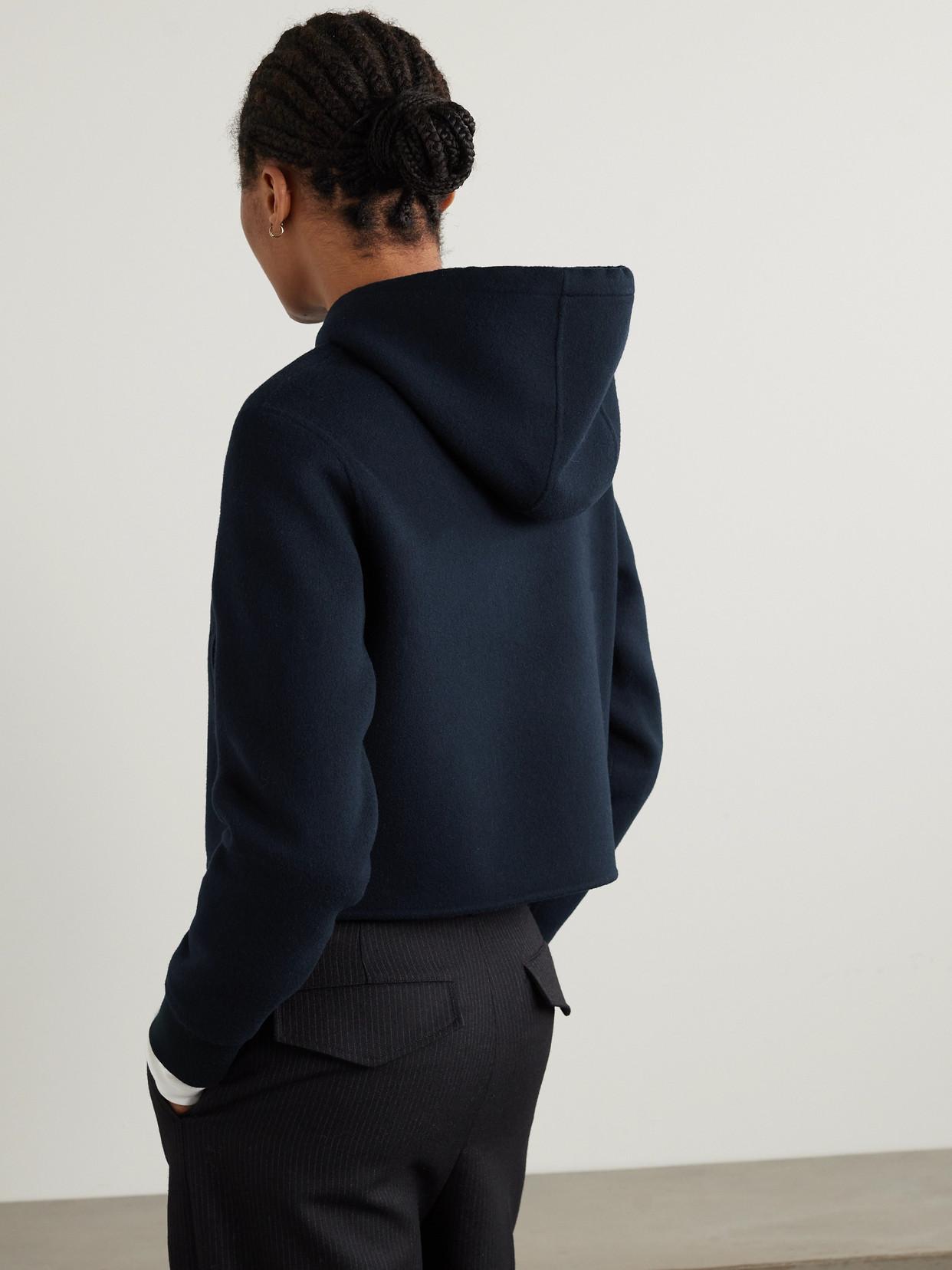 Theory cashmere store crop hoodie