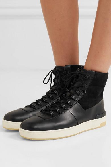 vince rowan high top sneakers