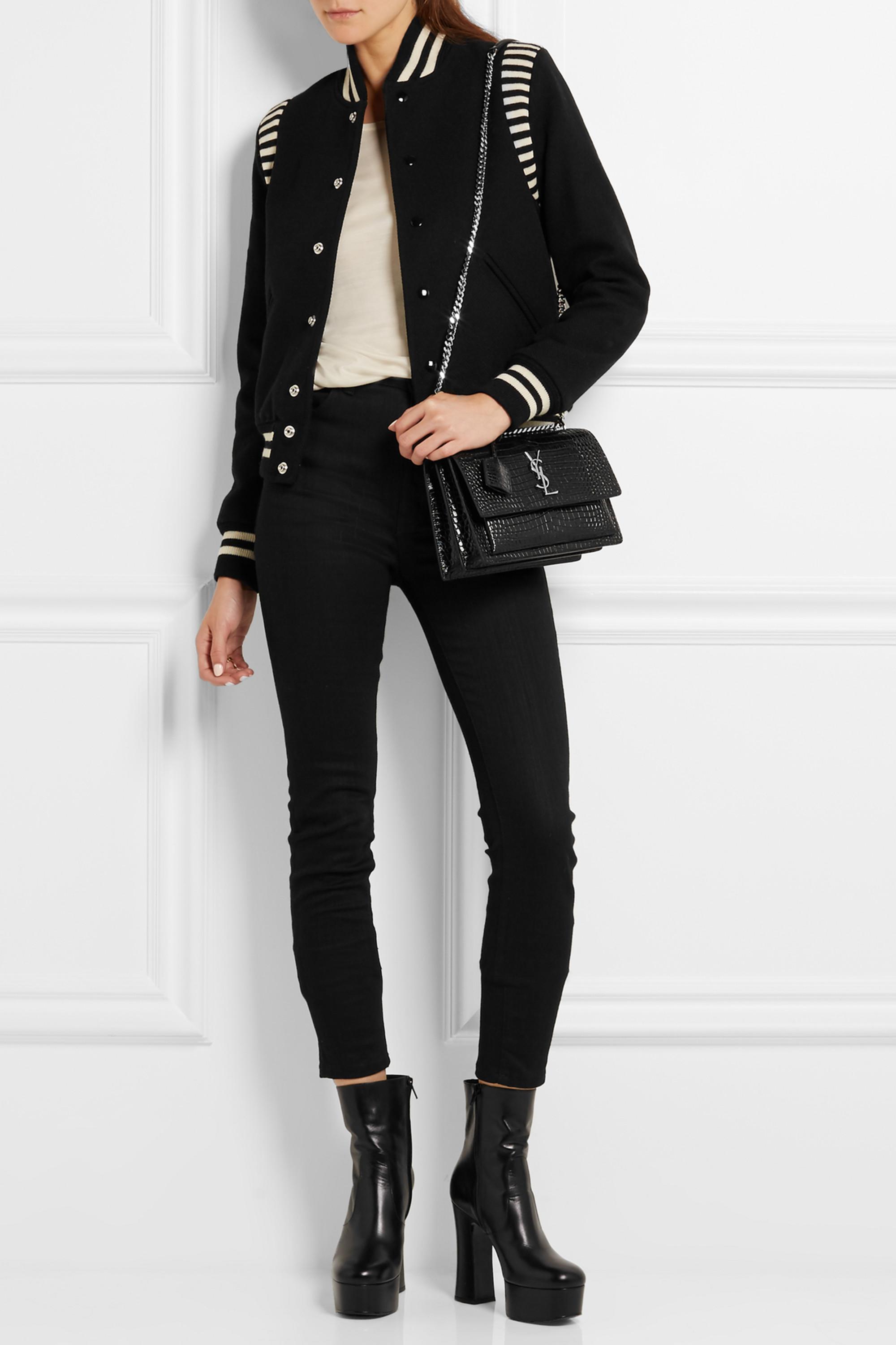 saint laurent sunset medium croc