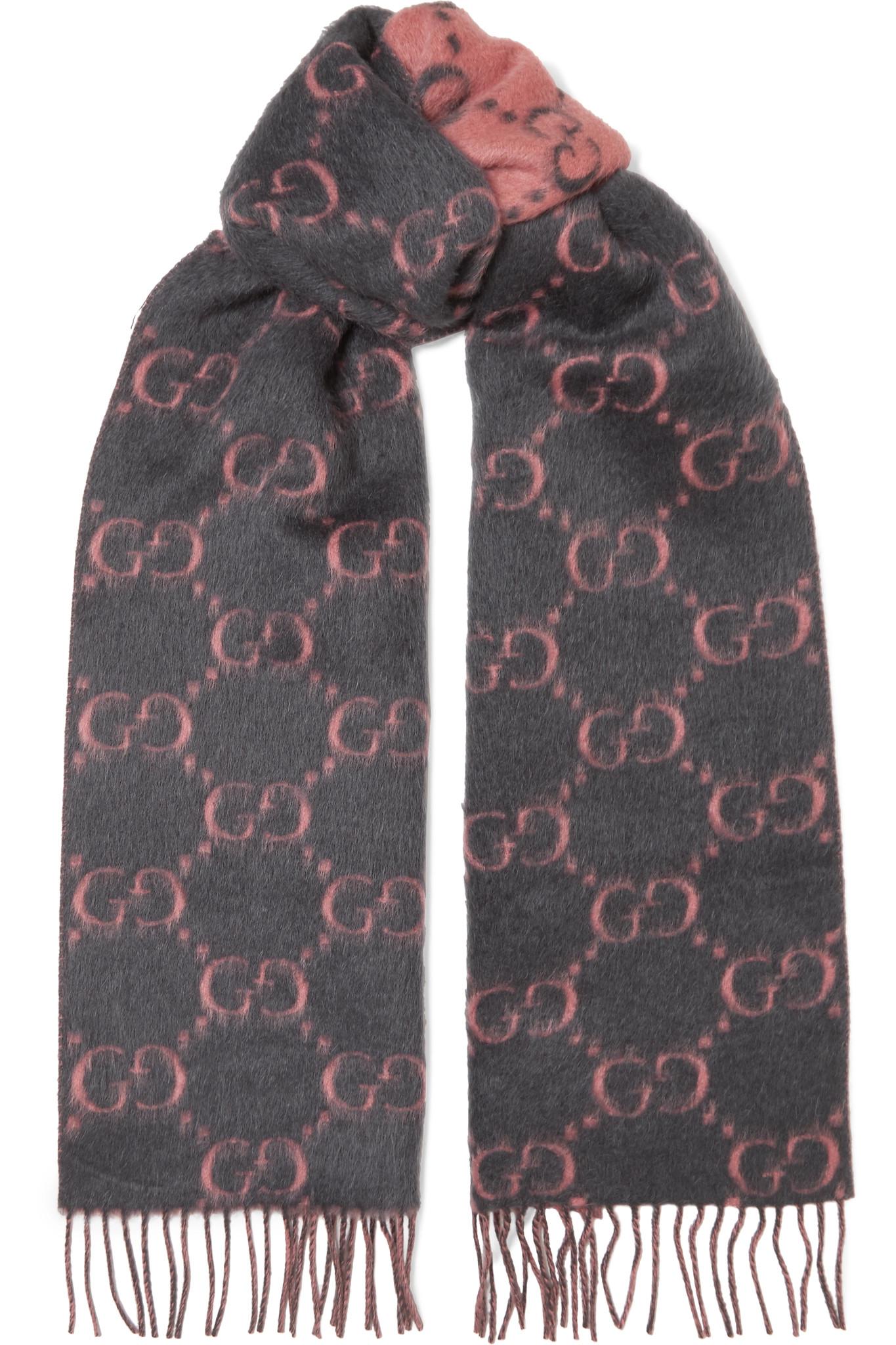 gucci alpaca scarf