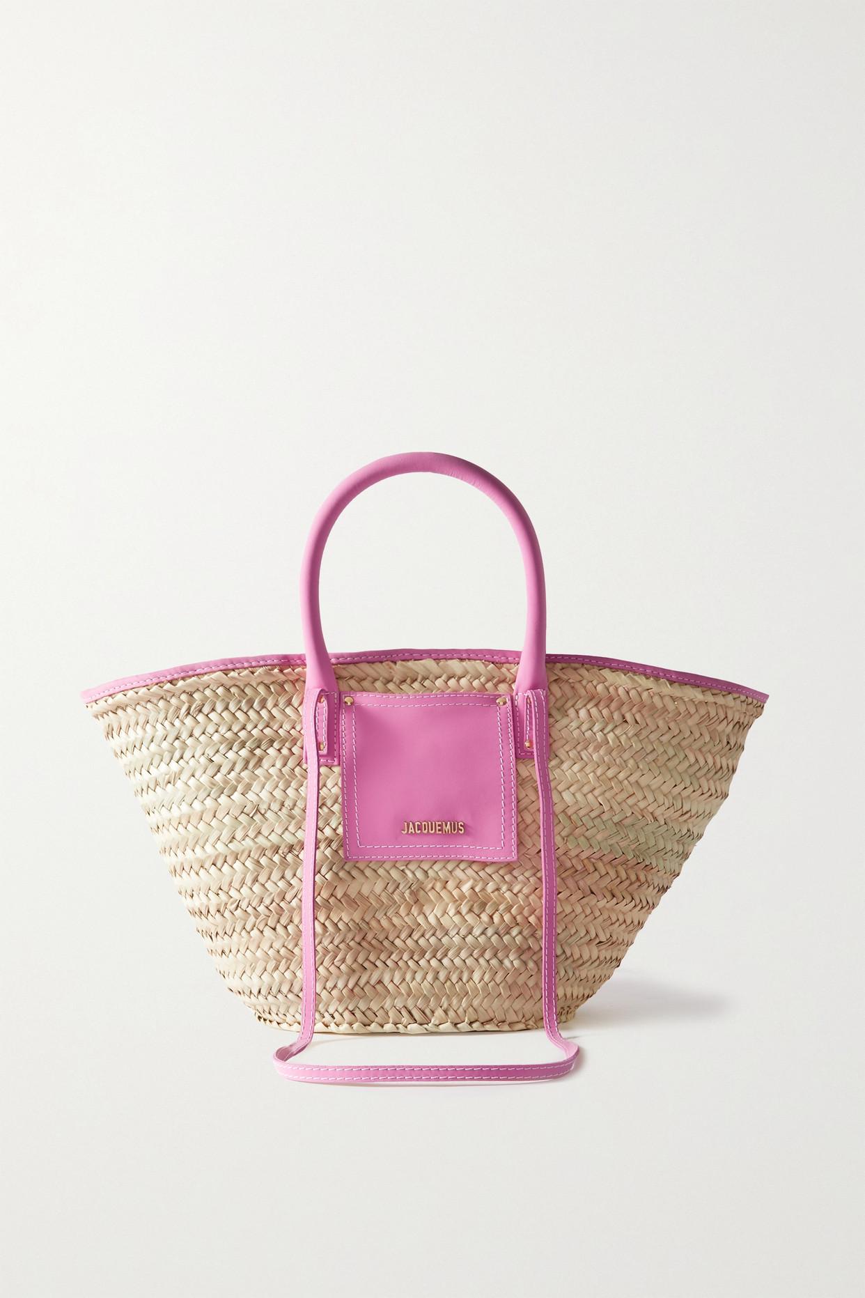 Jacquemus - Le Chiquito Long Leather Tote - Pink - One Size - Net A Porter
