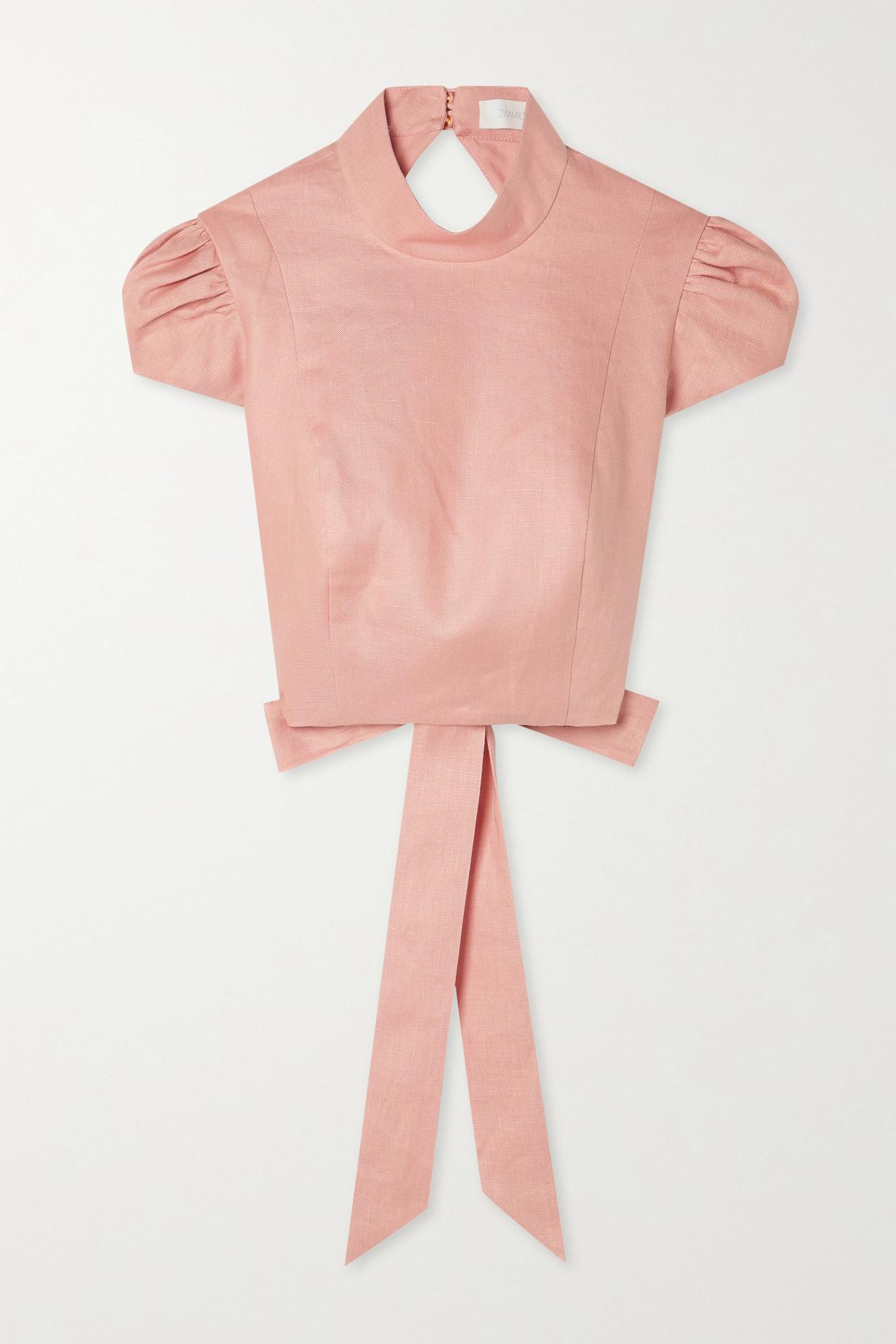 Zimmermann Cassia Cropped Open-back 