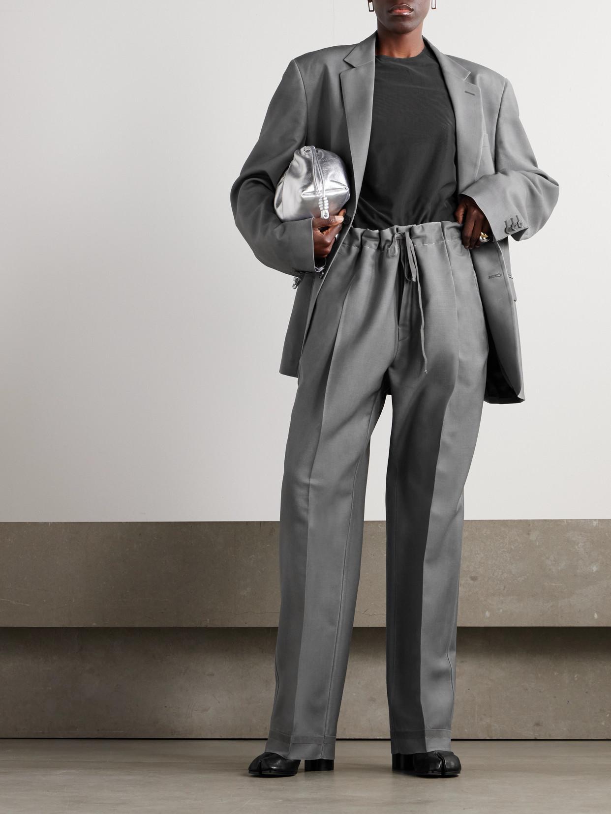 ボトムスその他 Maison Margiela Grey Mohair Blend Blazer Maison Margiela Grey Mohair Blend Blazer | Balardi