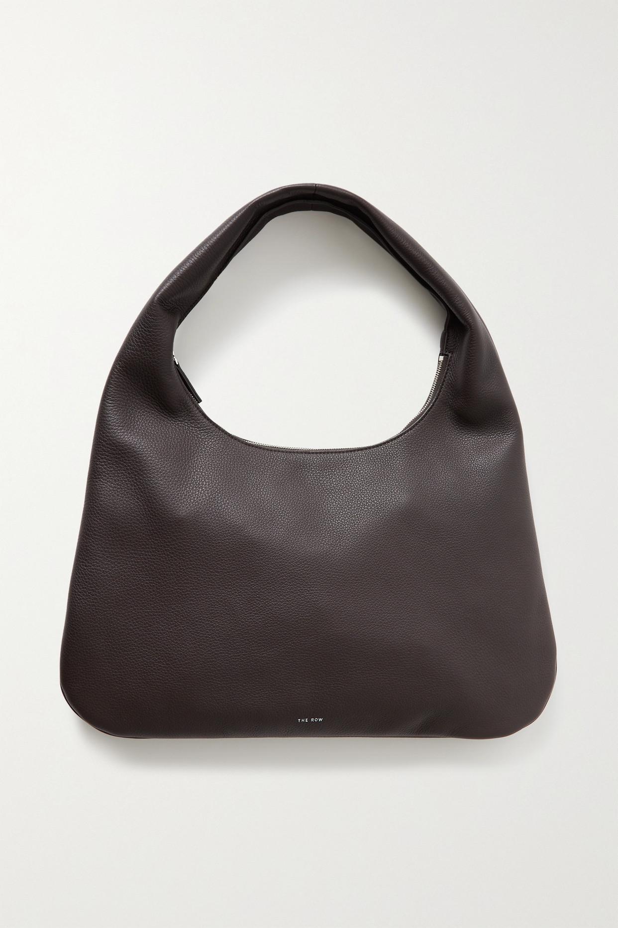 The Row Everyday Medium Textured-leather Shoulder Bag in Brown