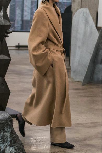 the row camel coat