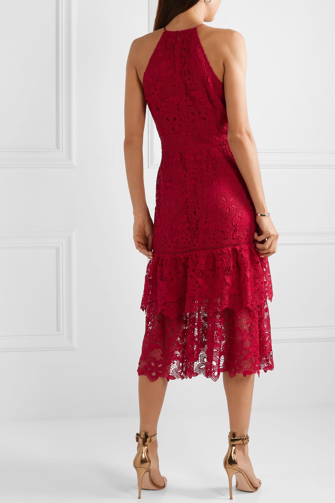 Rachel zoe red lace dress Clearance