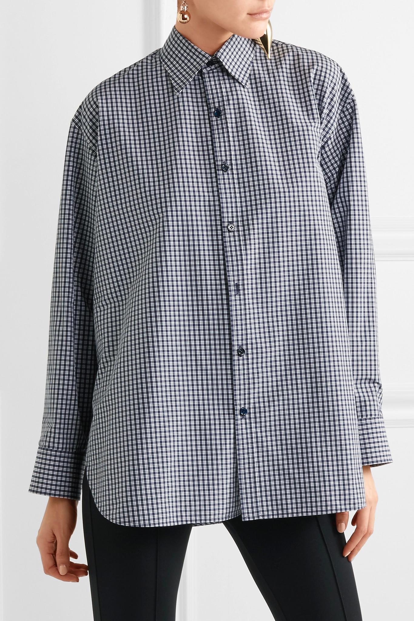 balenciaga poplin shirt