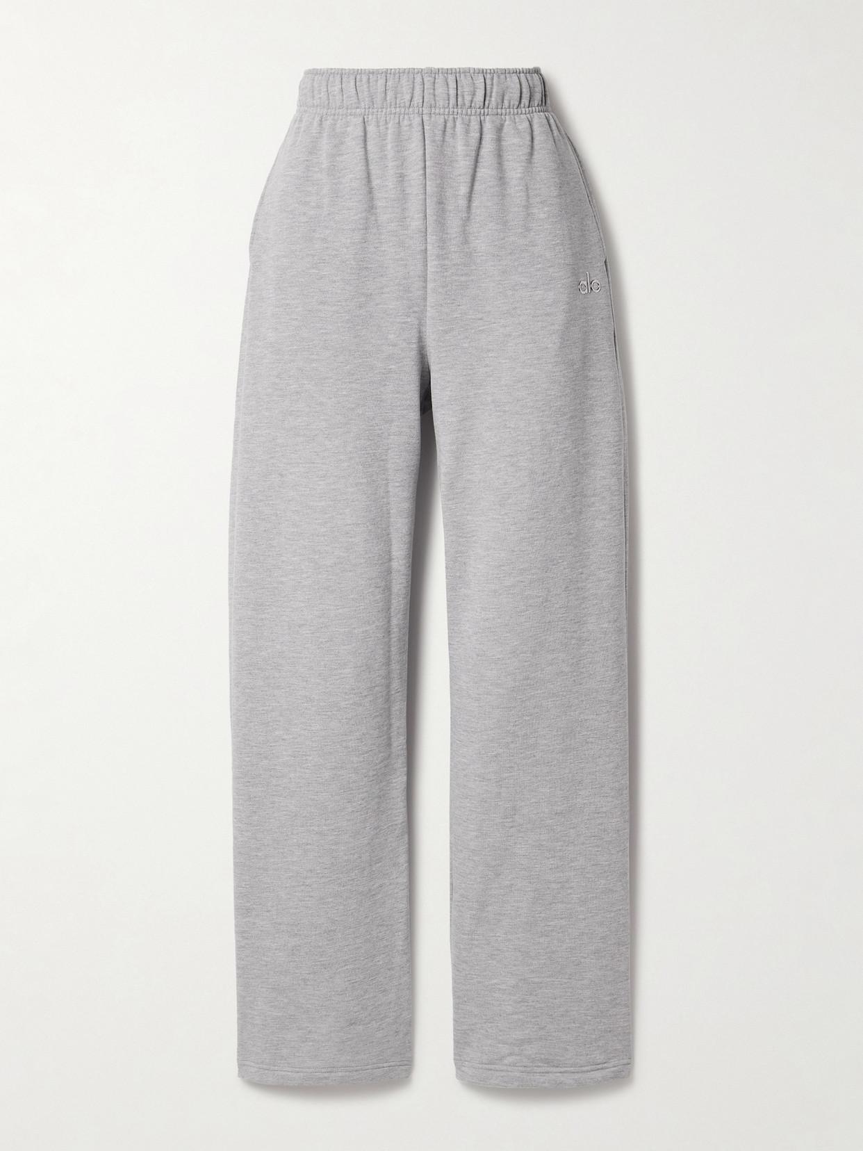Pull à Capuche Côtelé Alo Yoga Muse - Taille L, Gris - Occasion Très Bon état - Pour Le Sport
