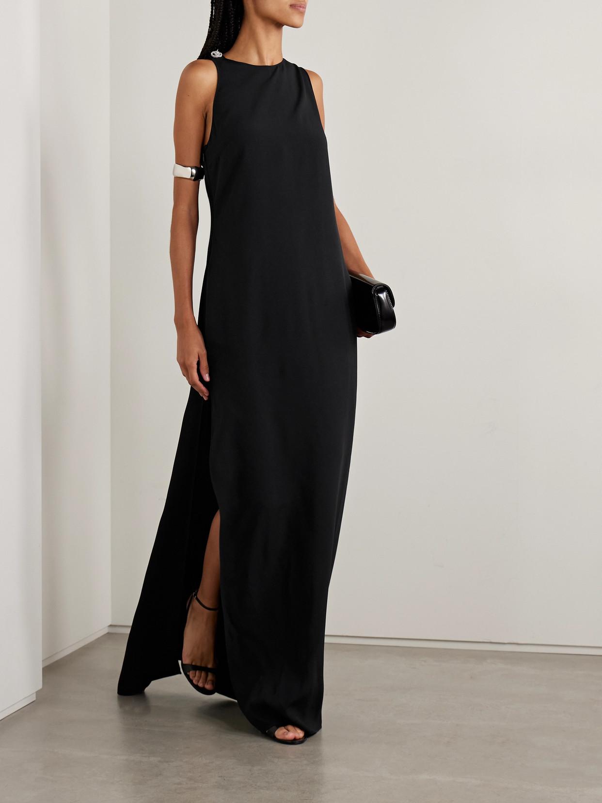 gucci long evening dresses Gucci Fuchsia Silk Maxi Shirt Dress – Runway Catalog main image 0