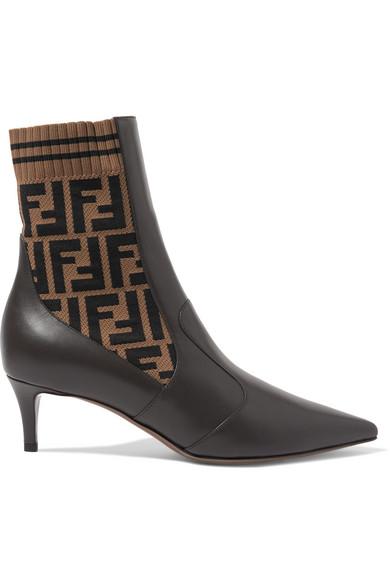 fendi rockoko ankle boots