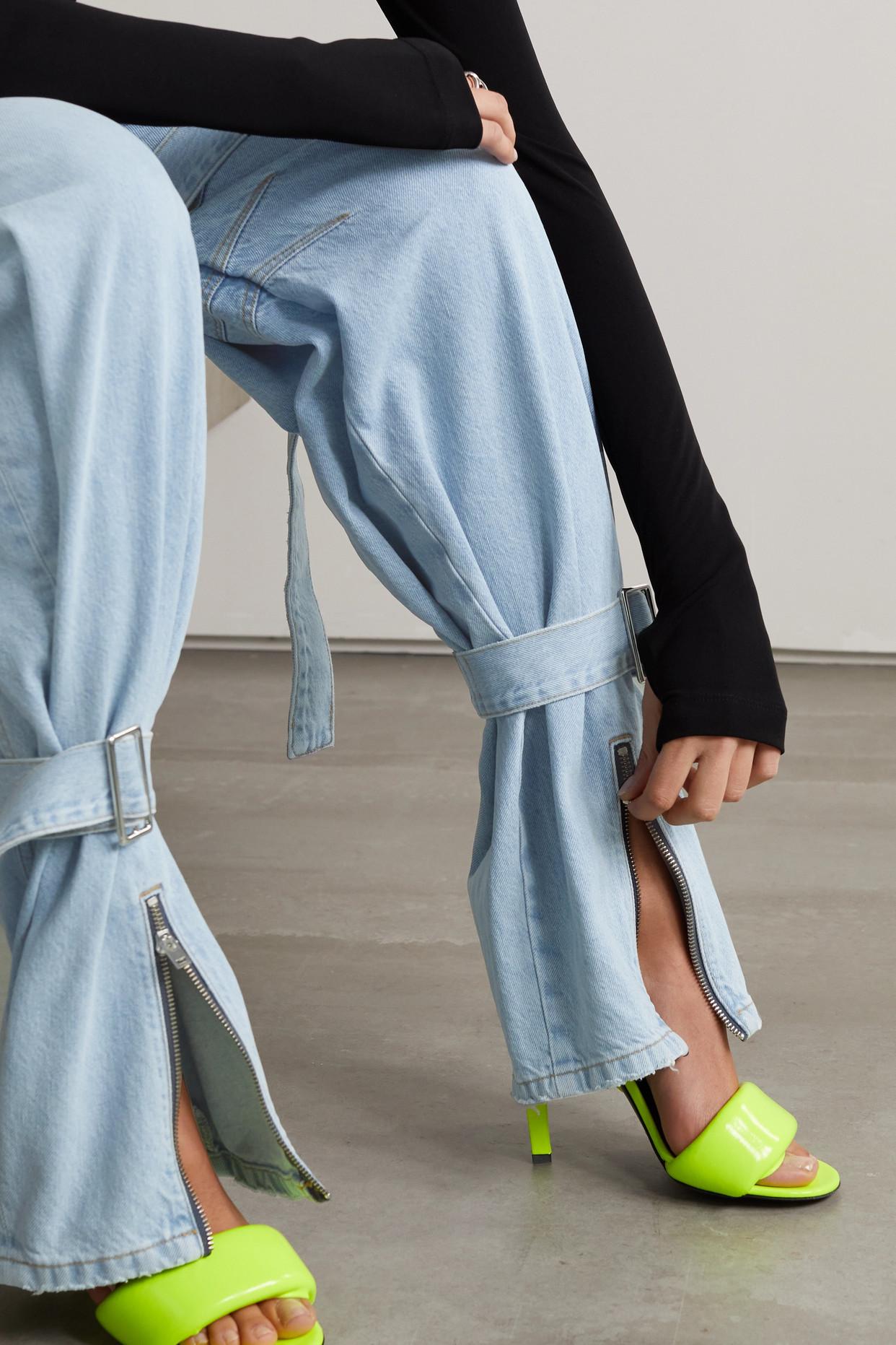 The Attico cut-out wide-leg Jeans - Farfetch