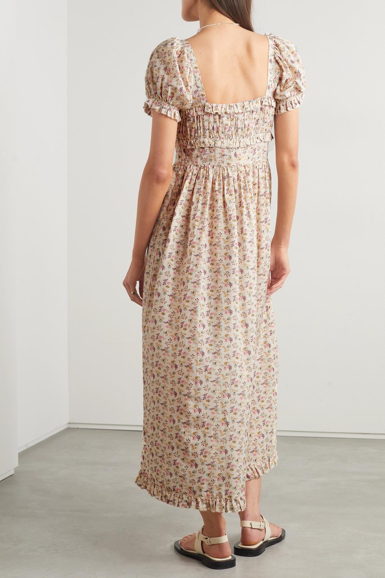 SELF-PORTRAIT Embellished corded lace midi dress | NET-A-PORTER