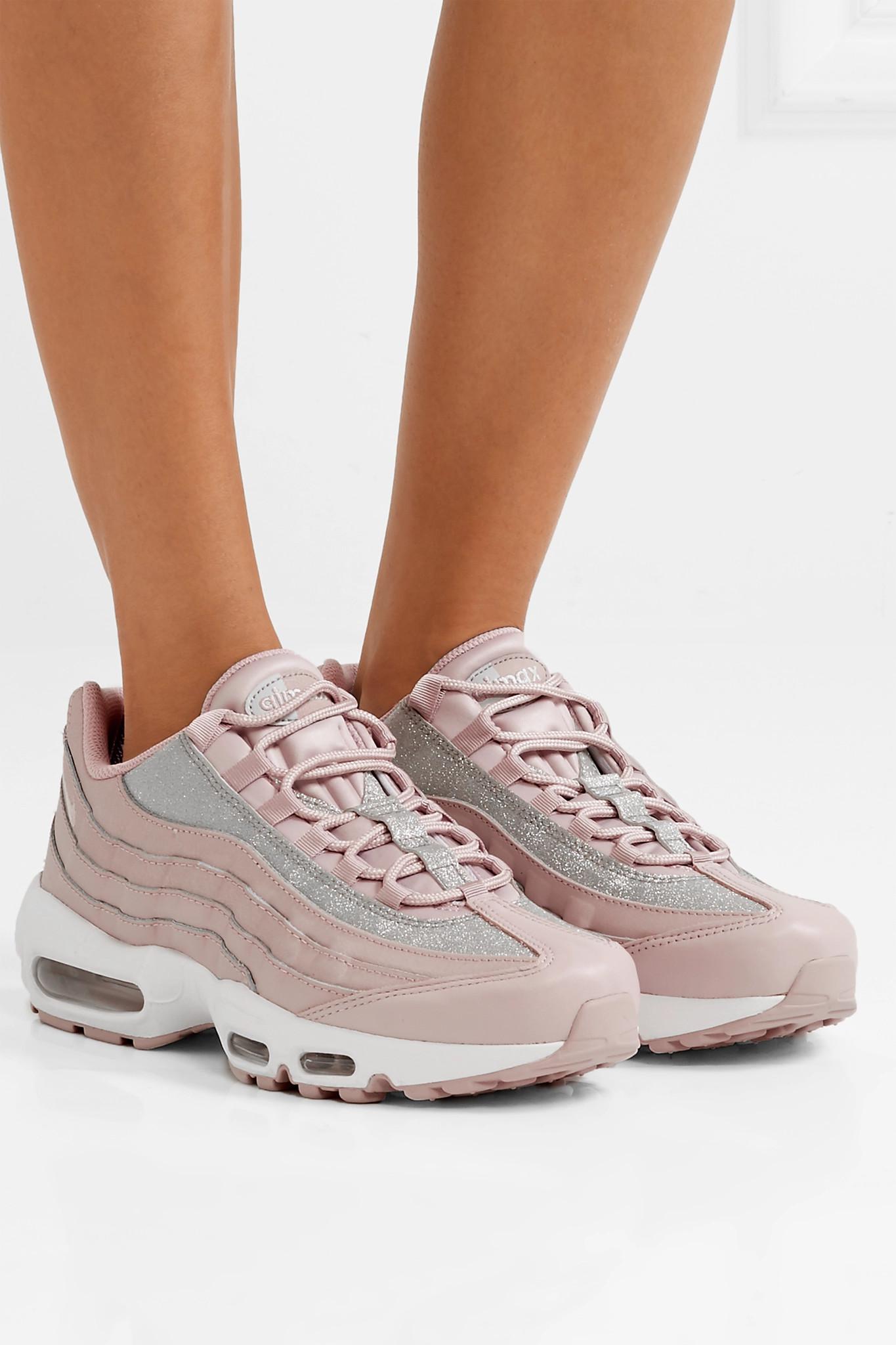 pink glitter air max 95