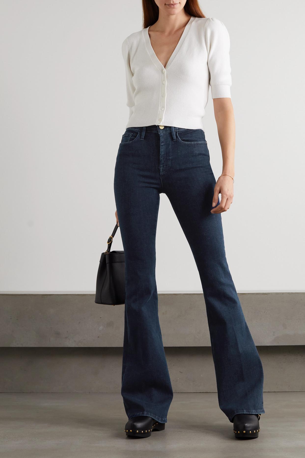 frame le one flare jeans