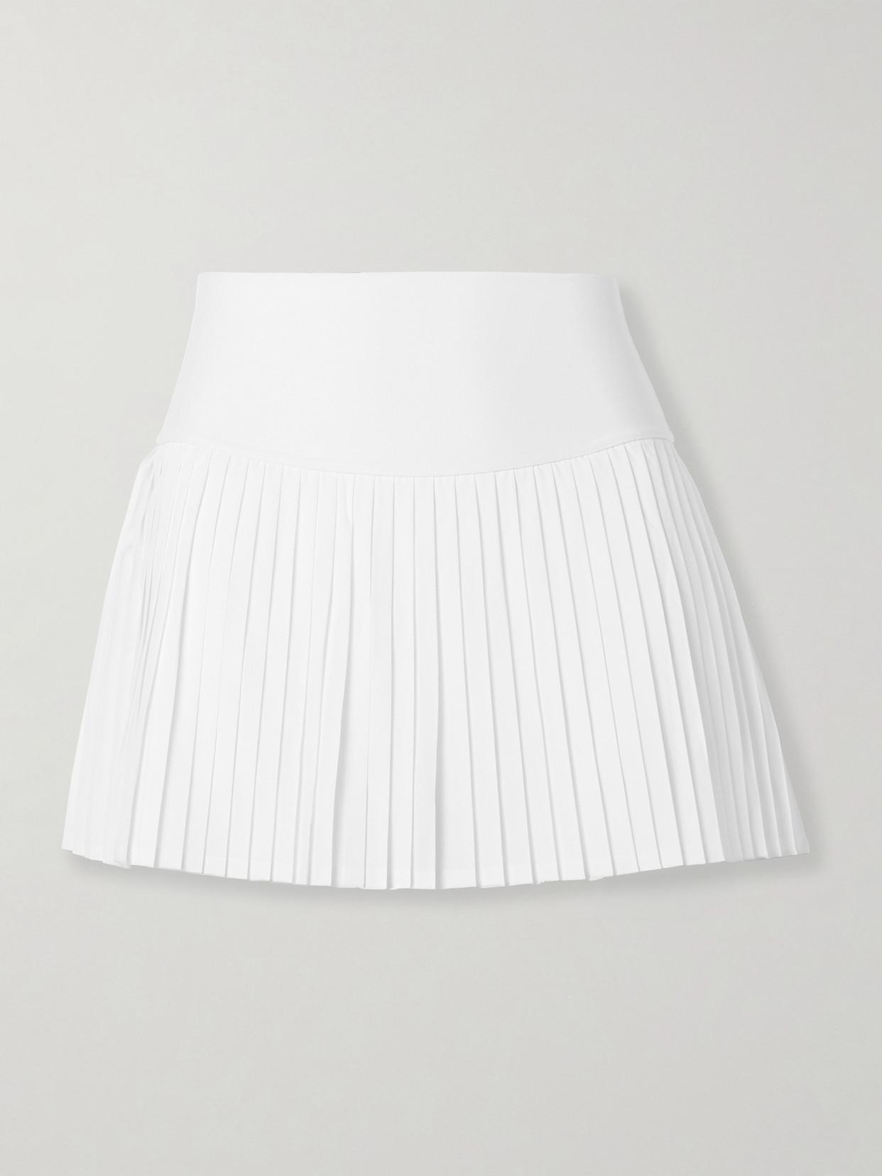 新品未使用alo yoga Tennis Skirt ホワイト Alo Yoga Grand Slam Pleated Airlift Tennis Skirt in White | Lyst