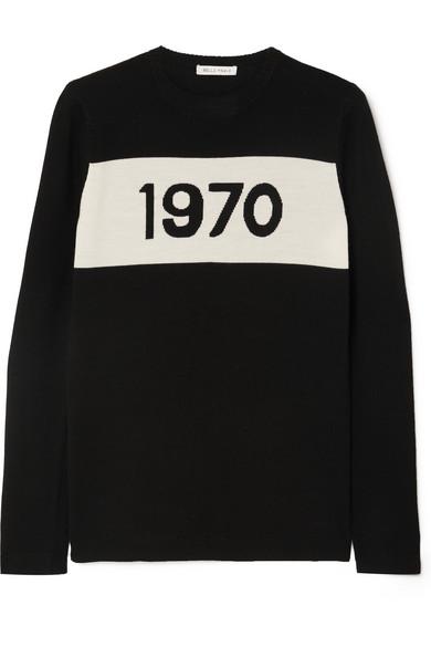 Bella Freud Wool 1970 Jumper in Black - Save 62% | Lyst