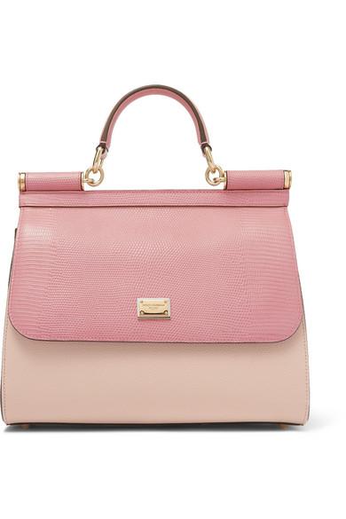 Dolce \u0026 gabbana borsa tote sicily media - rosa farfetch pelle rosa -  Stileo.it