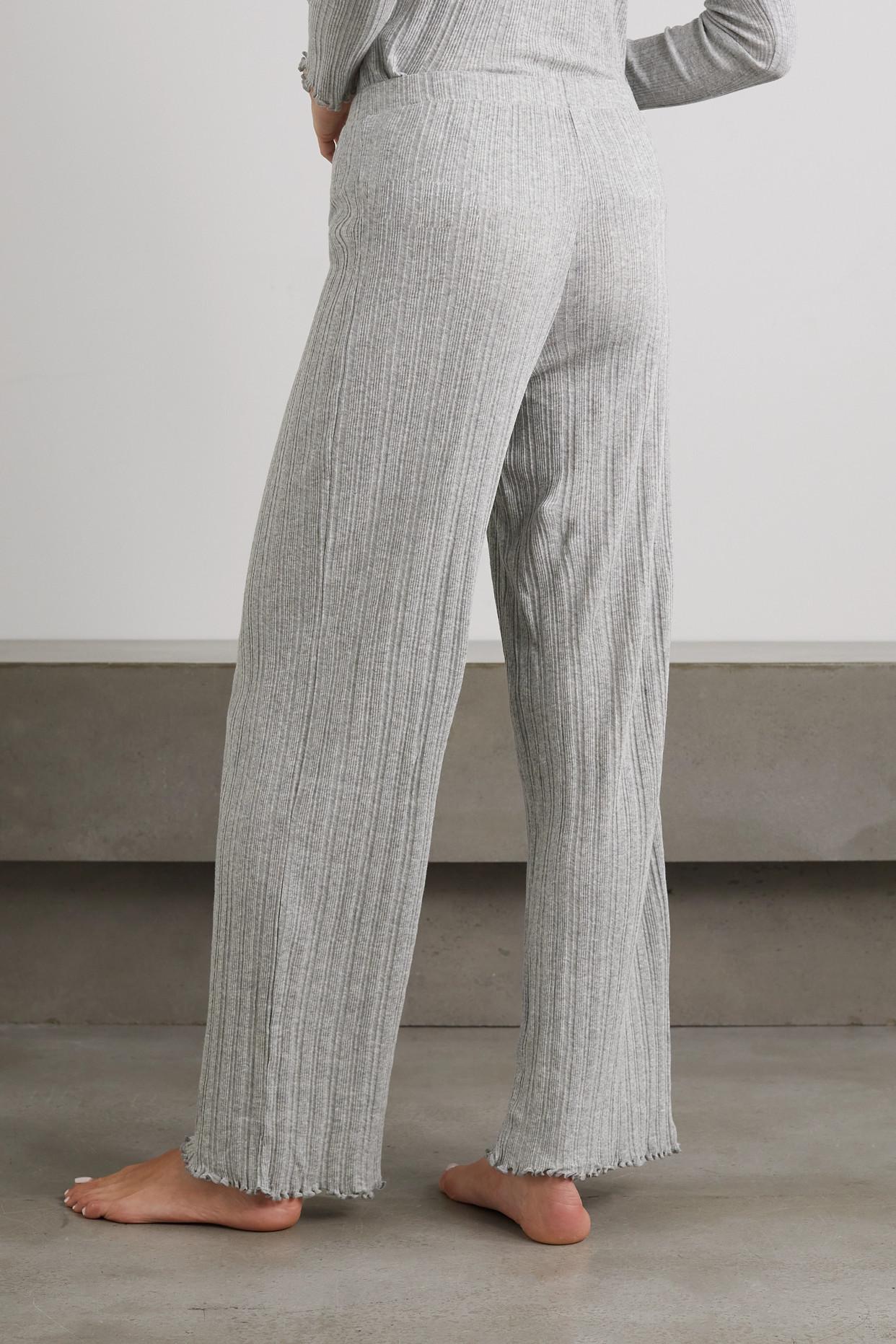 Ribbed pj pants hot sale