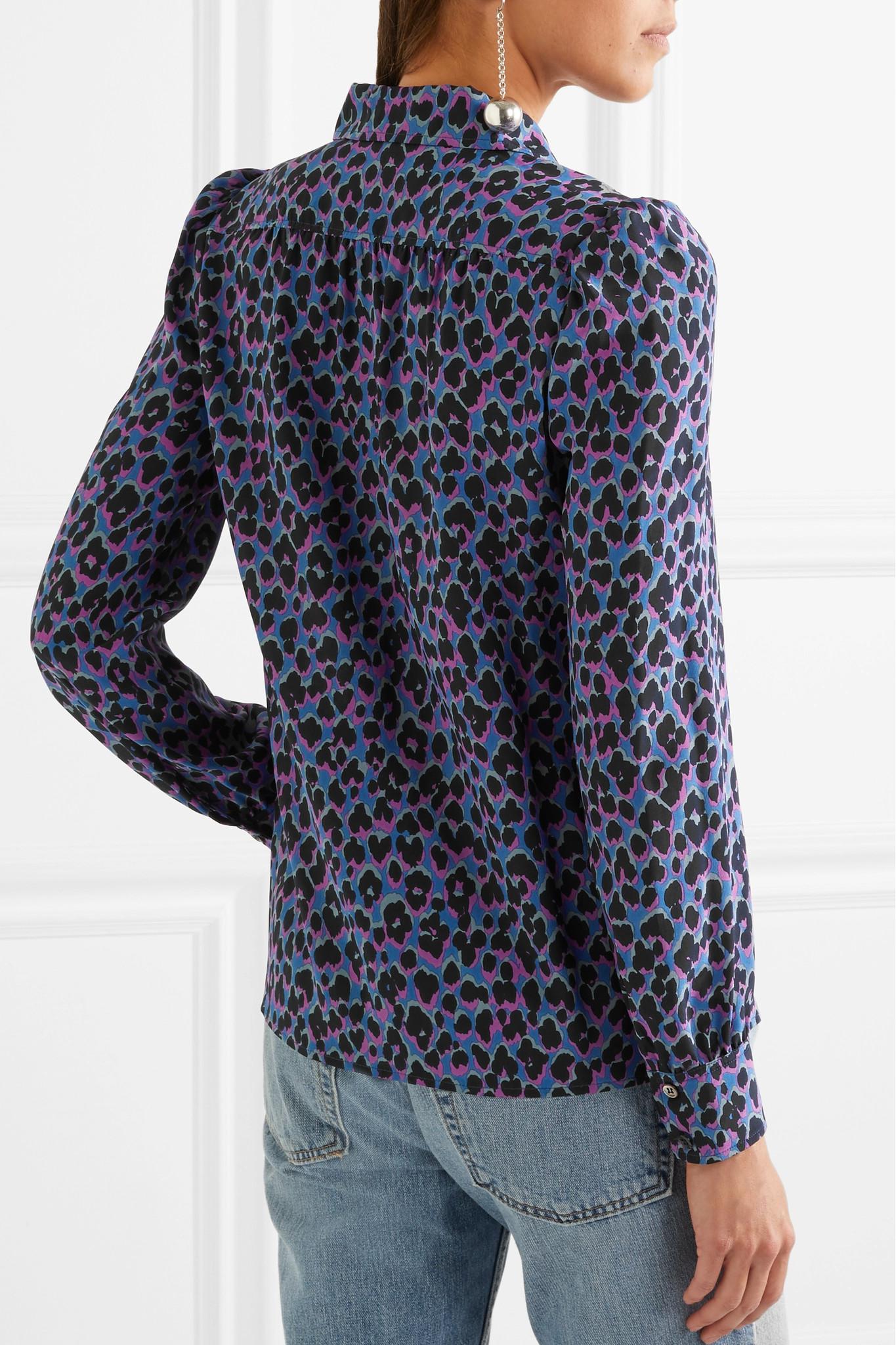 Vanessa seward leopard blouse Clearance
