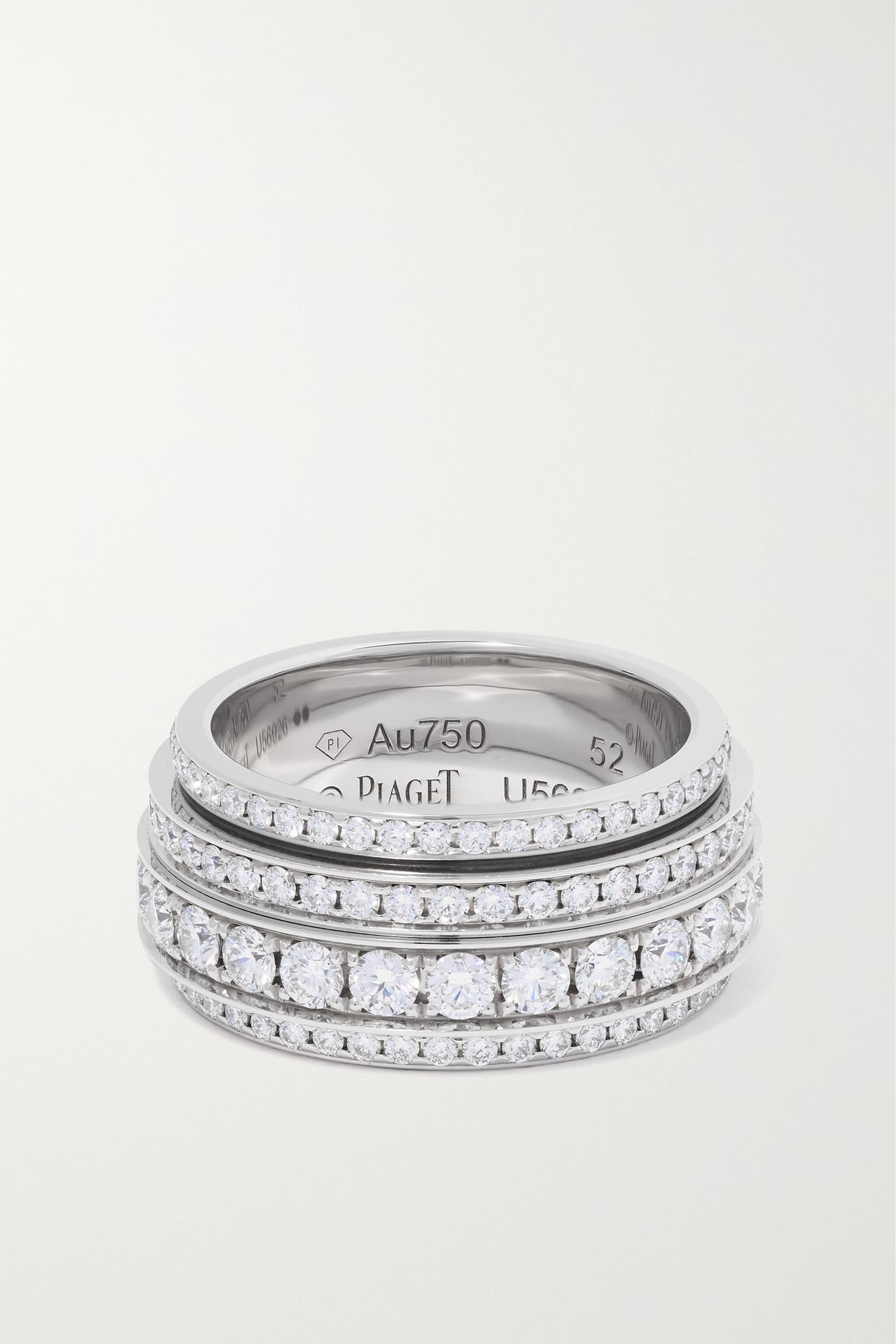 Piaget Possession Ring Aus 18 Karat Weißgold Mit Diamanten in Grau | Lyst DE