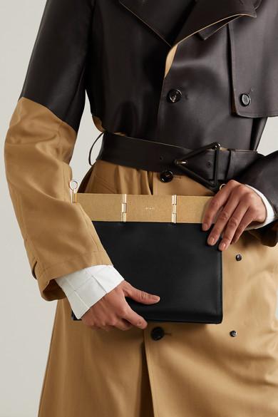 Oroton Cassia Medium Leather Shoulder Bag in Black Lyst Australia