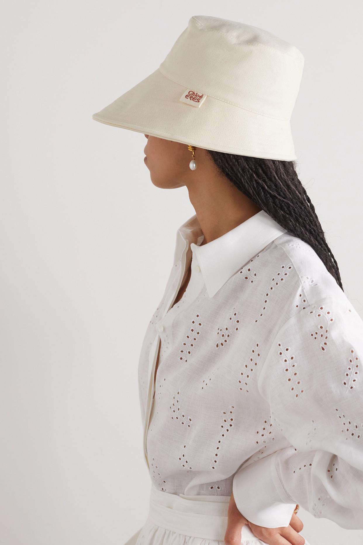 Chloé + Net Sustain + Eres Recycled-cotton Canvas Bucket Hat in
