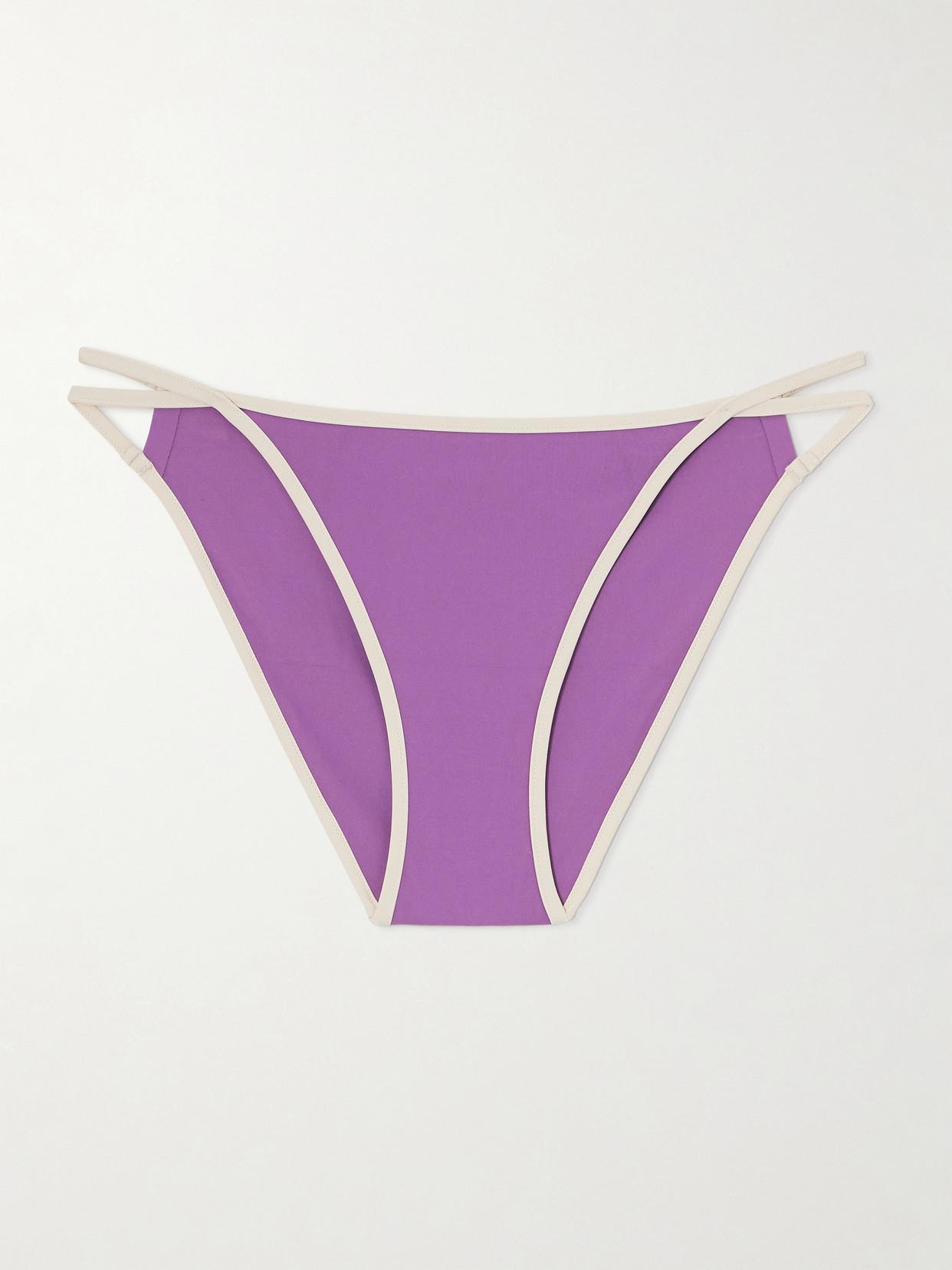 ワンピース水着 ERES Printed Stretch Nylon Bikini Top Two pieces swimsuits - Online ERES collection