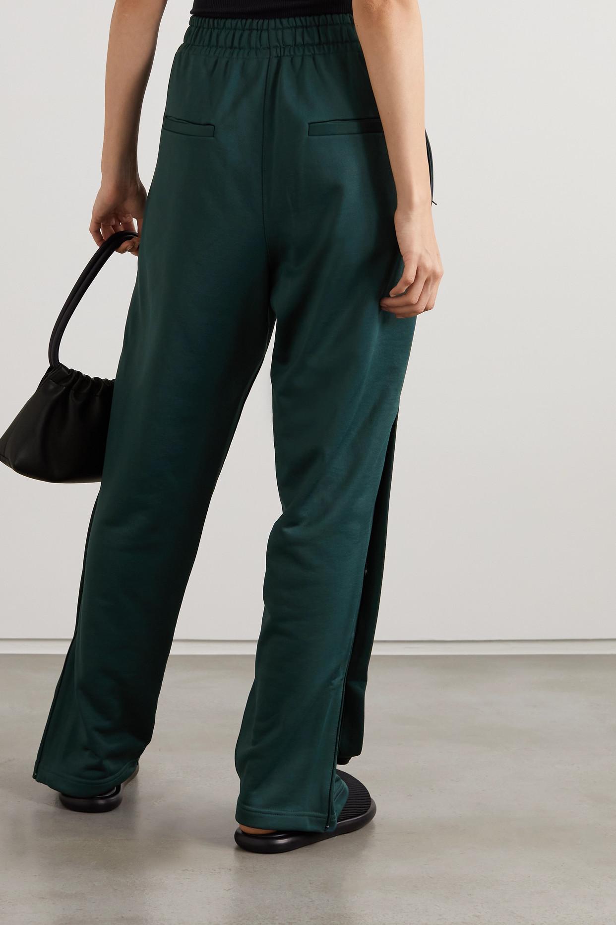Étoile Isabel Marant Inaya Embroidered Jersey Track Pants in Green | Lyst