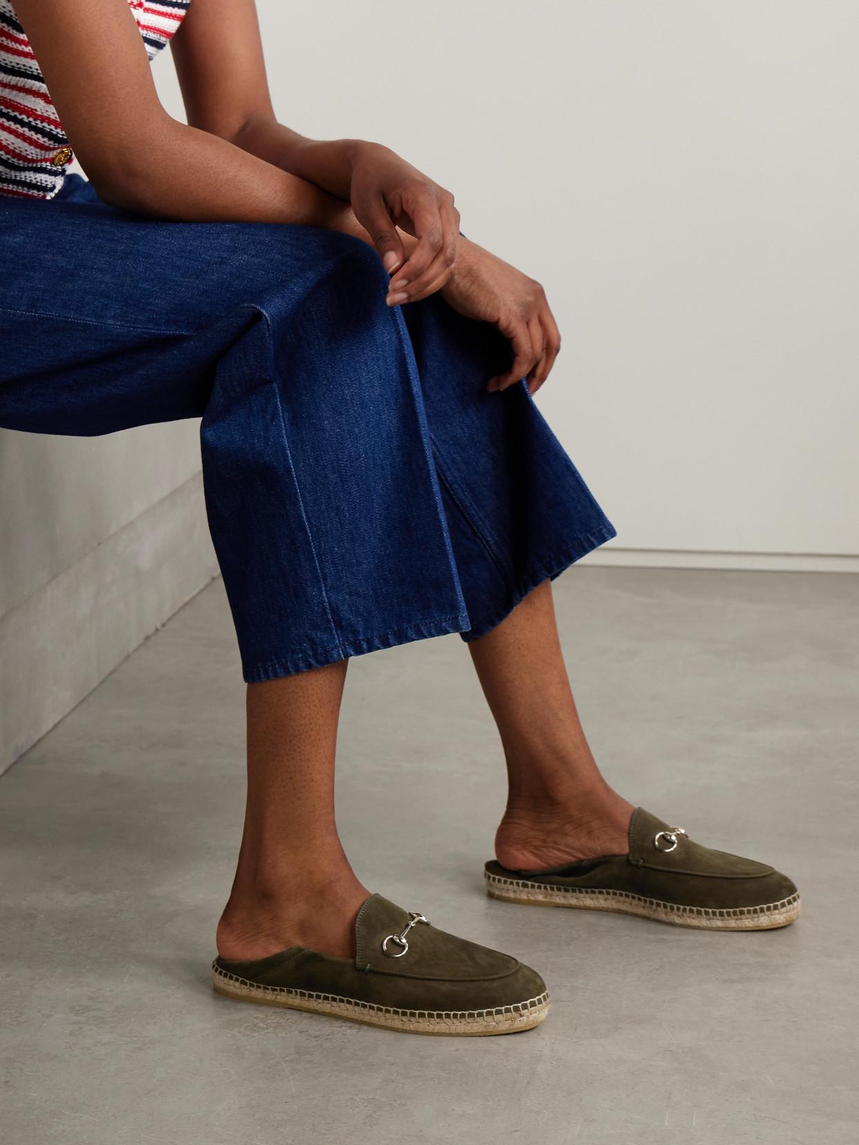 Backless Slipper Kanna Espadrilles Uk London Rag Horsebit Detail