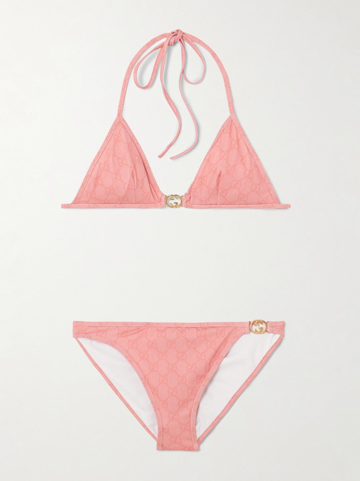 ビキニ GUCCI Women Swimsuit 688999XHAKN5010 Pink GG stretch jersey bikini in light pink | GUCCI® US