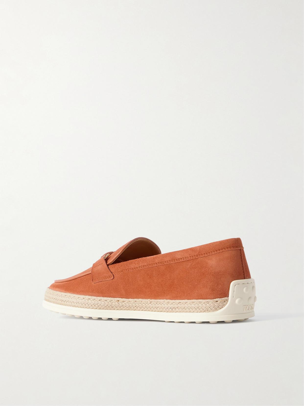 Tods Suede Loafers With Textured Rubber Sole - NWT Tod main image 4