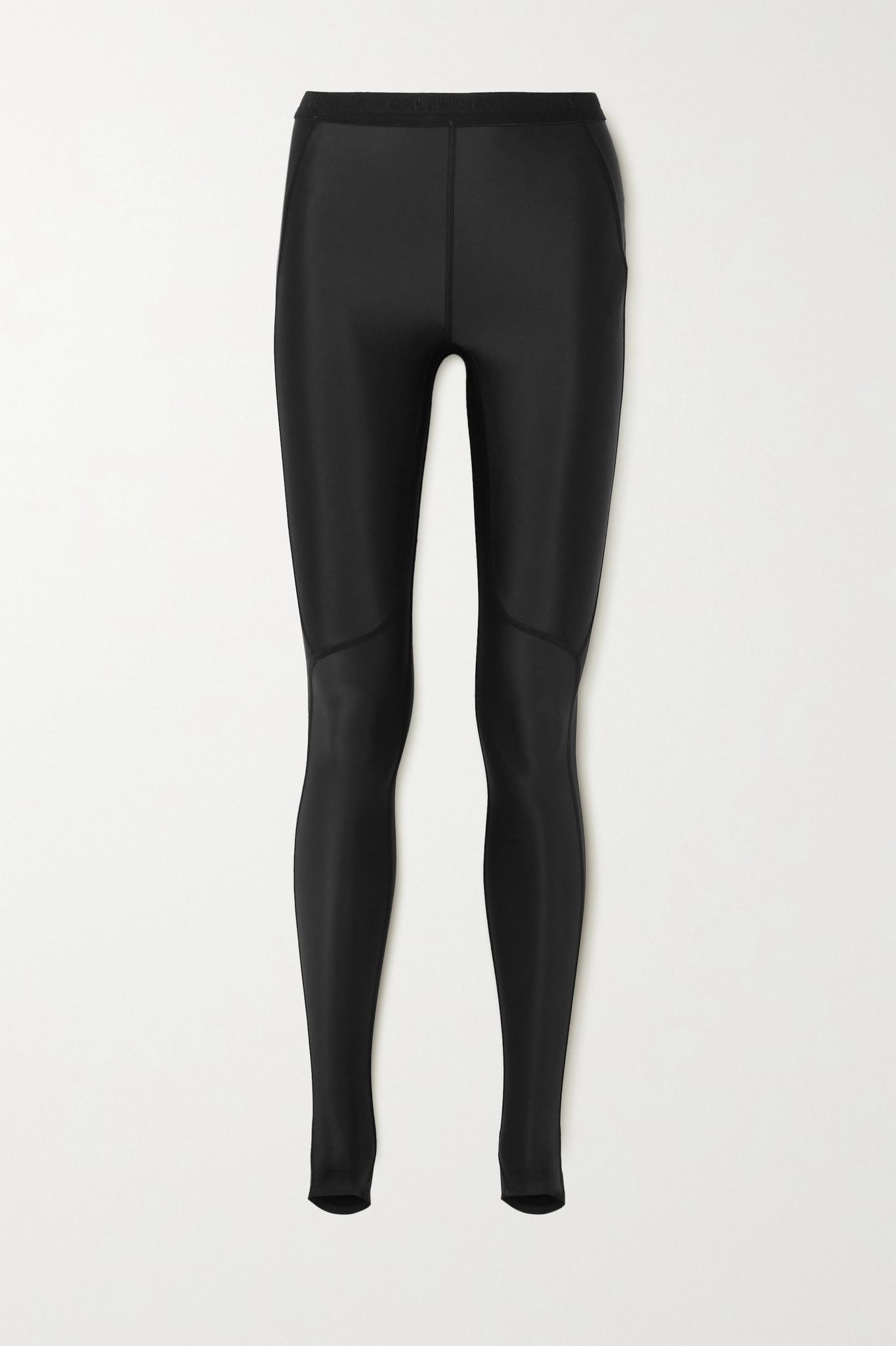 Balenciaga Stretch Stirrup Leggings in Black | Lyst