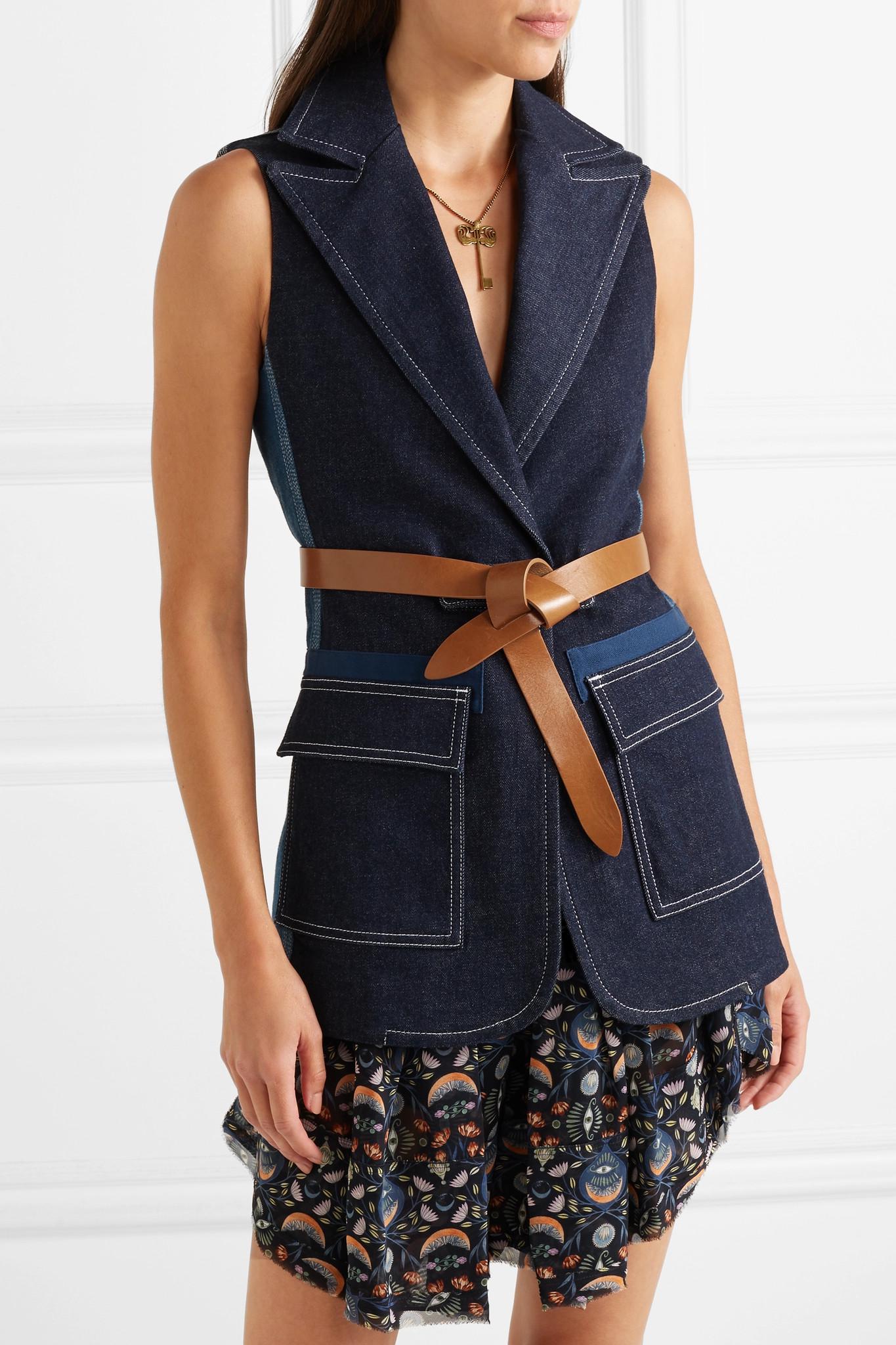 Isabel Marant Lecce Leather Belt in Tan (Brown) Lyst