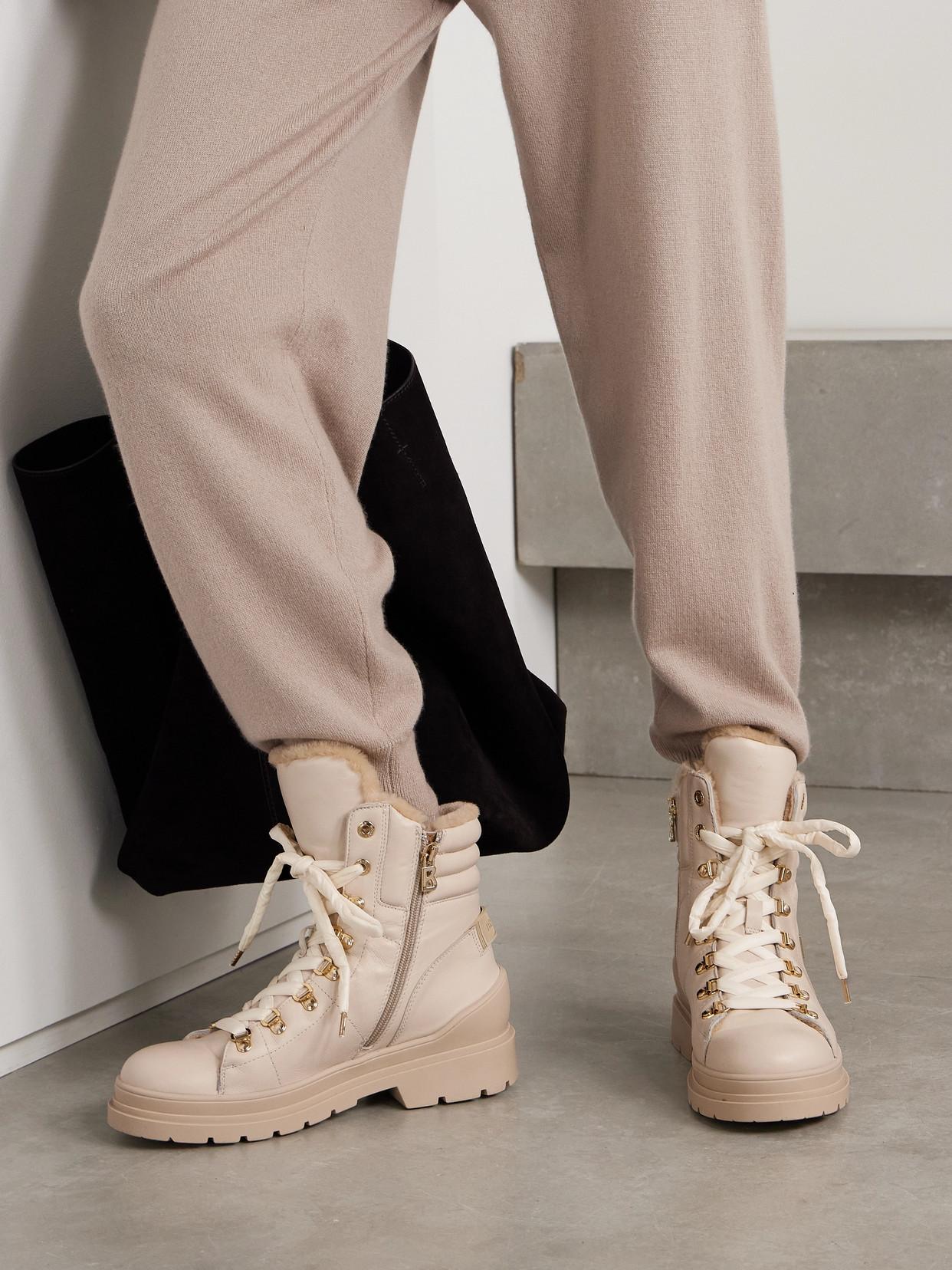 [Bogner] サンモリッツ レザーシアリング アンクルブーツ Bogner Ankle boots for Women | Online Sale up to 50% off | Lyst