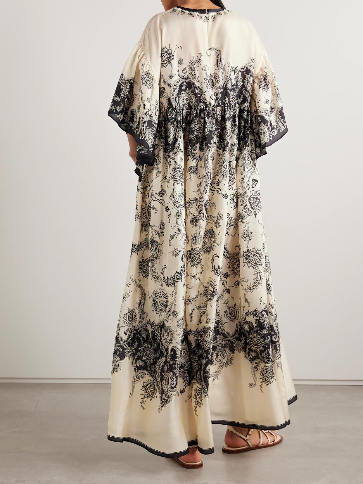 Zimmermann Rhiannon Paisley-Print Silk Maxi Dress | Lyst