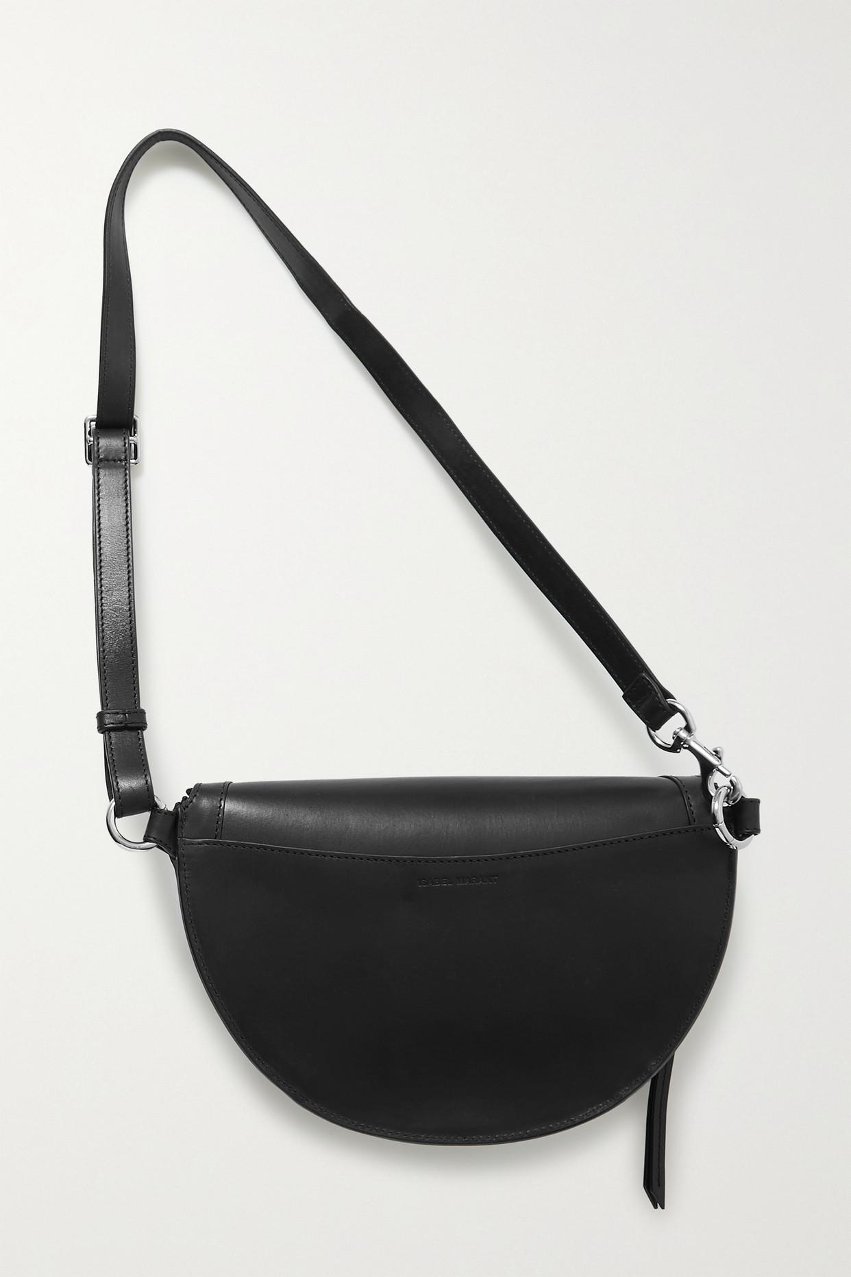 Isabel Marant Skano Studded Leather Belt Bag in Black | Lyst