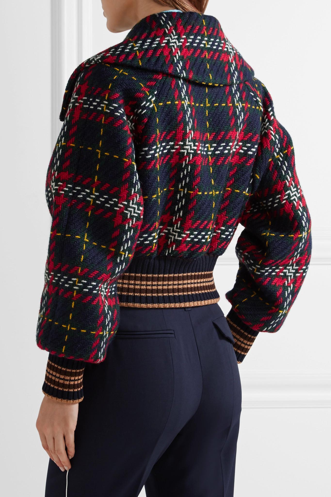 miu miu houndstooth jacket