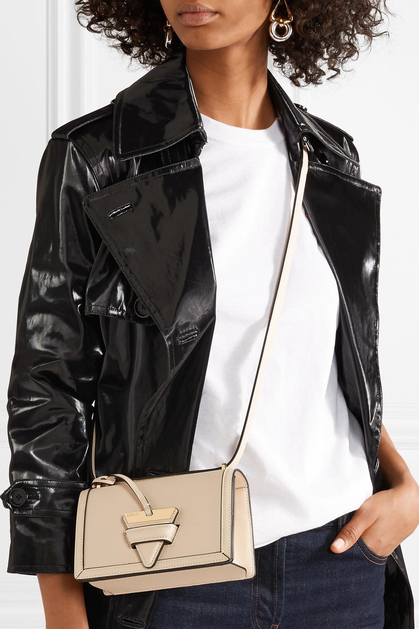 loewe barcelona small leather shoulder bag