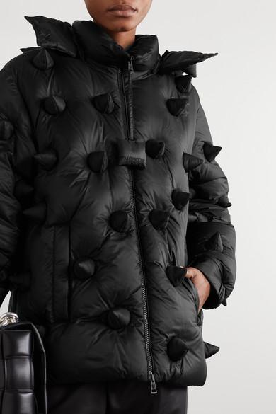 Moncler Genius 1 Jw Anderson Hatfield Hooded Spiked Quilted Shell Down  Jacket in Black - Lyst