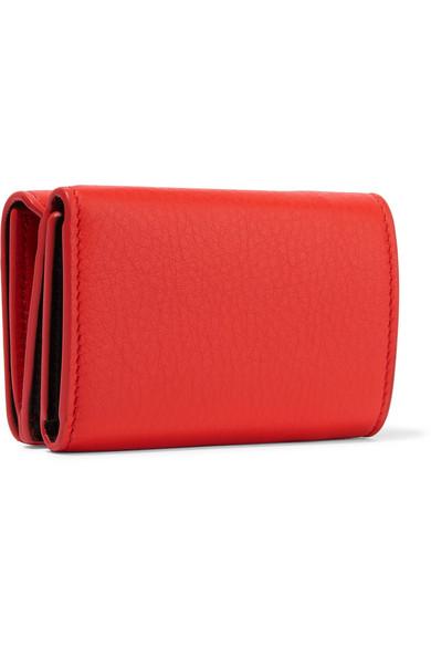Balenciaga Everyday Mini Printed Leather Wallet in Red - Save 32% - Lyst