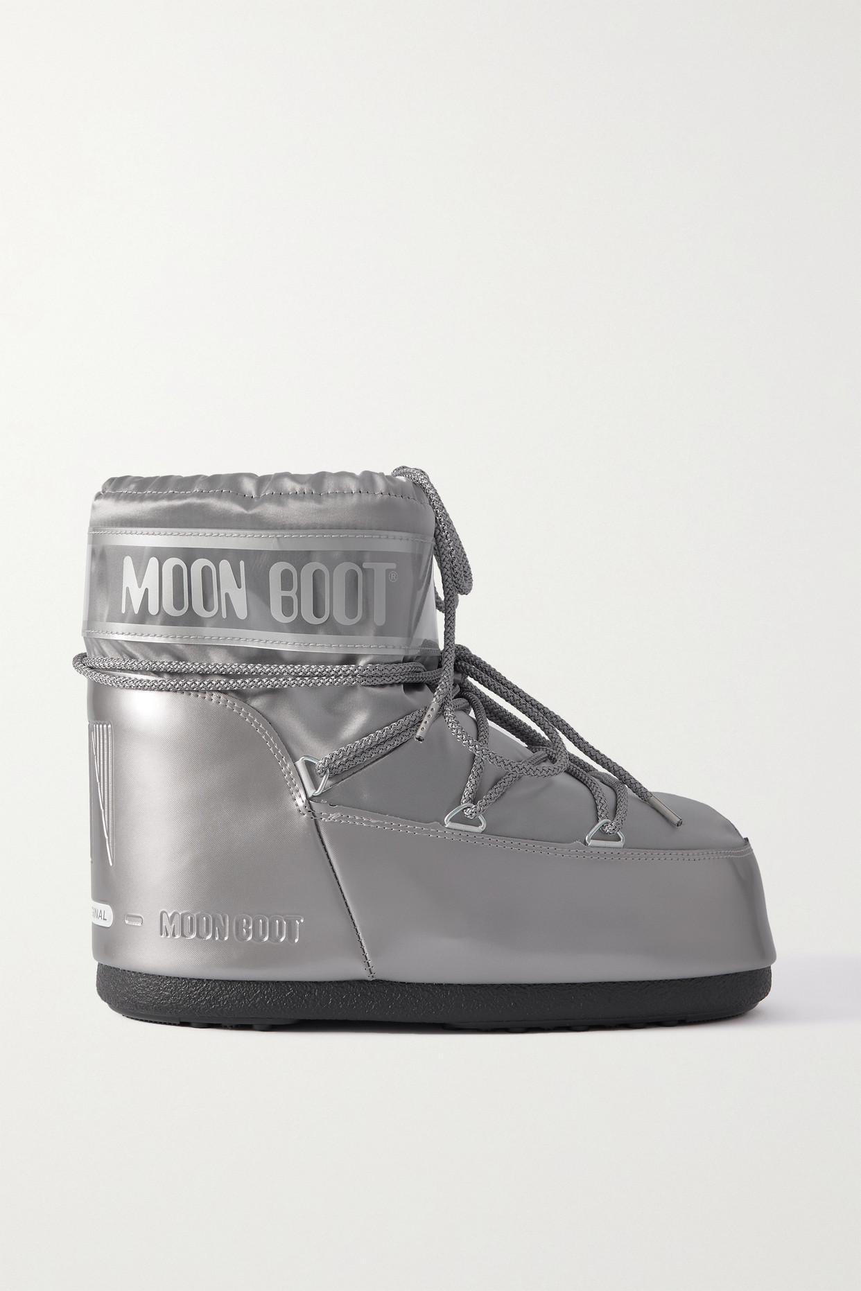 MOON BOOT Icon shell and faux leather snow boots