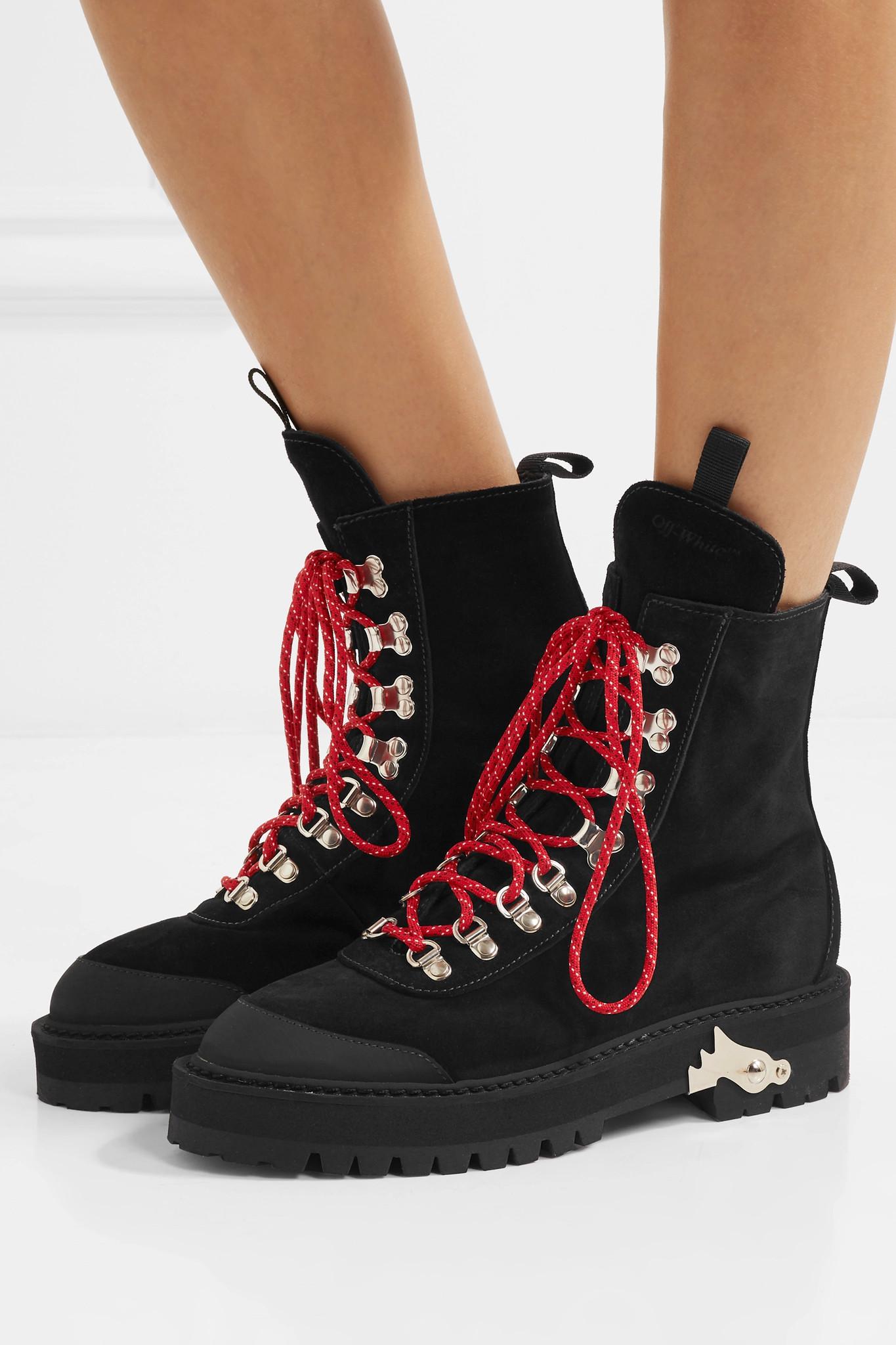 Off-White c/o Virgil Abloh Hiking Mountain Boots in Black | Lyst