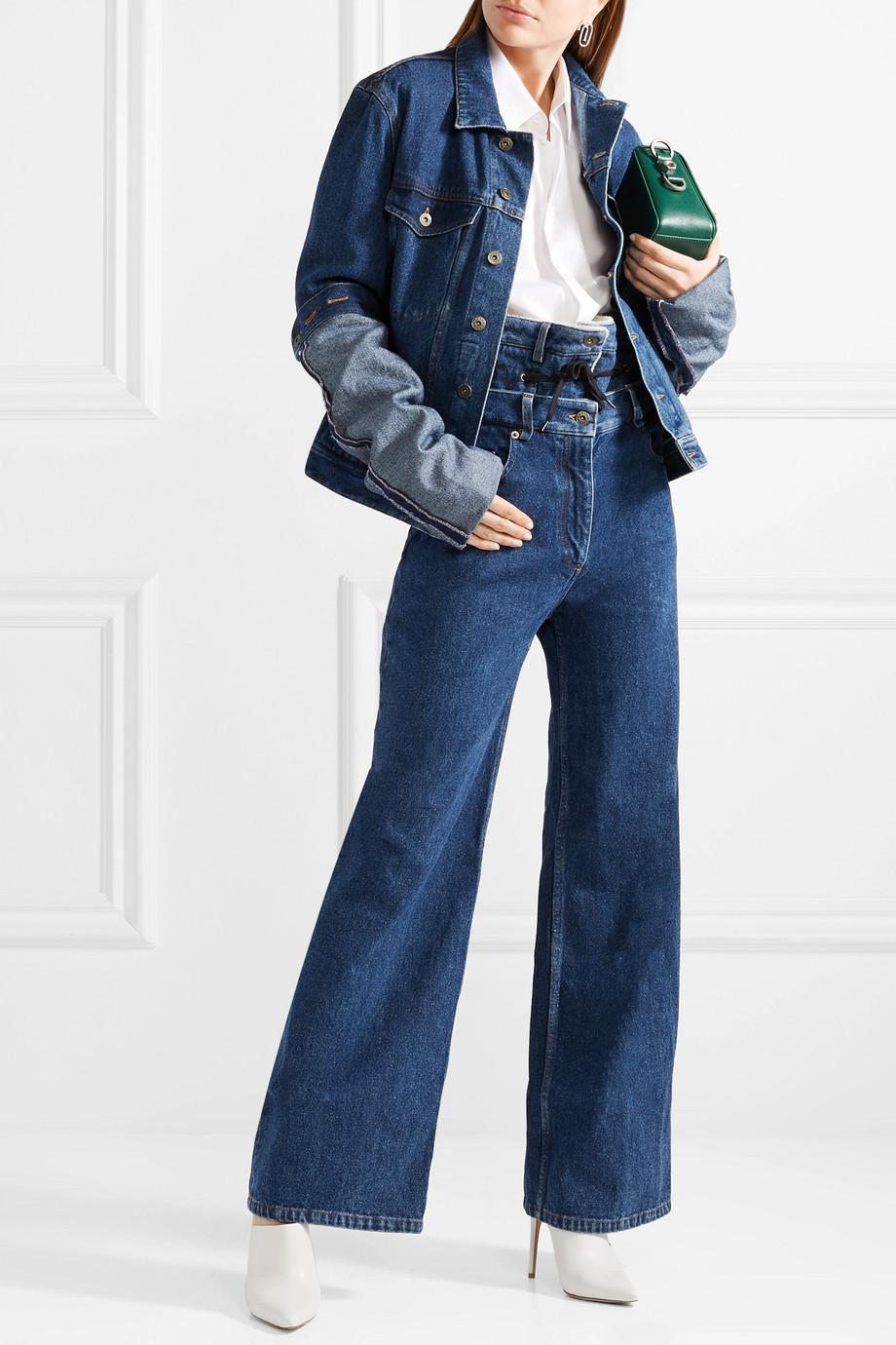 y project denim jacket long sleeves