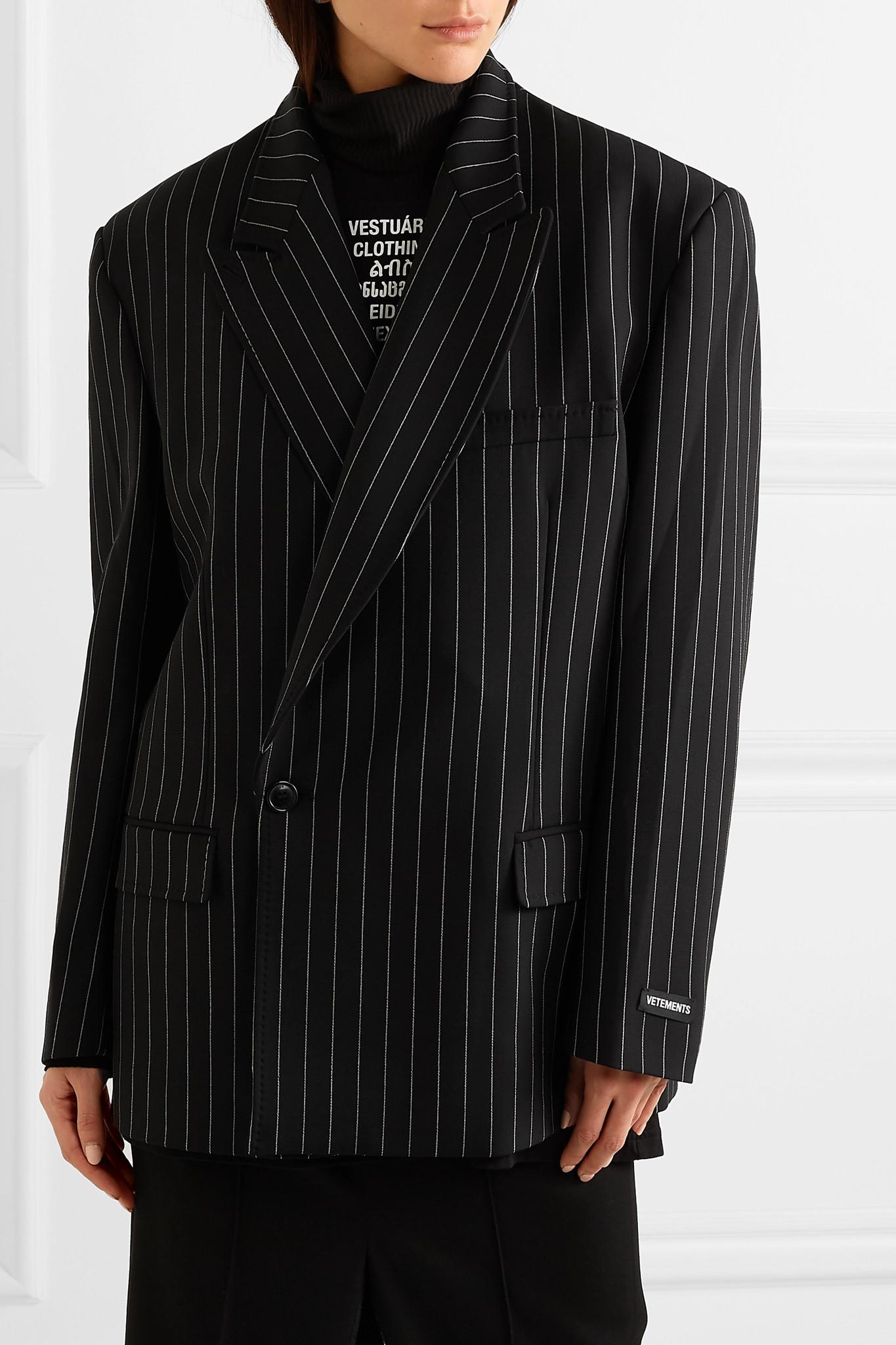 vetements oversized blazer