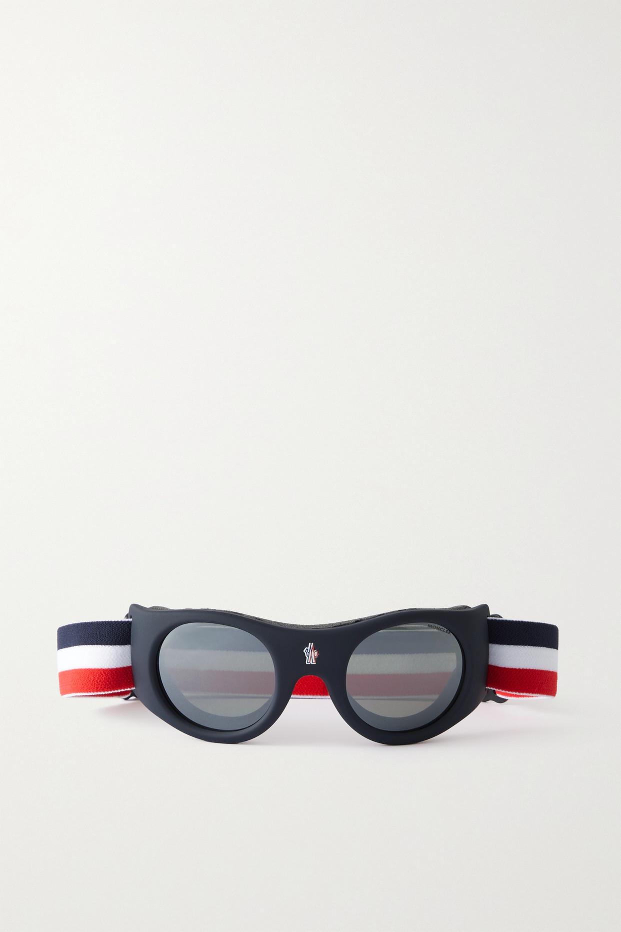 3 MONCLER GRENOBLE Mirrored Ski Goggles in Blue | Lyst