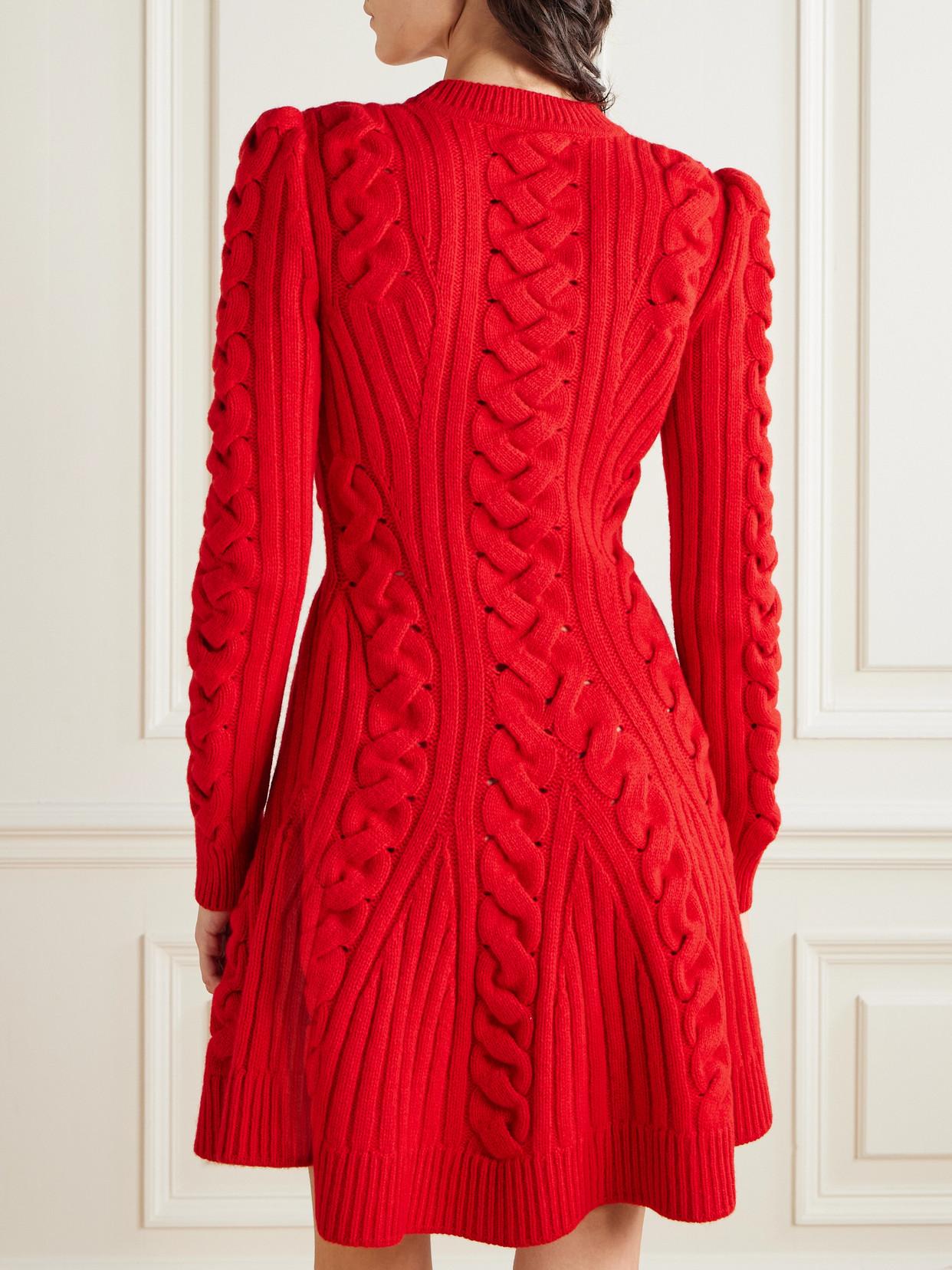 knit dress with straps Black Stripe Knit Midi Dress - All Dresses main image 0