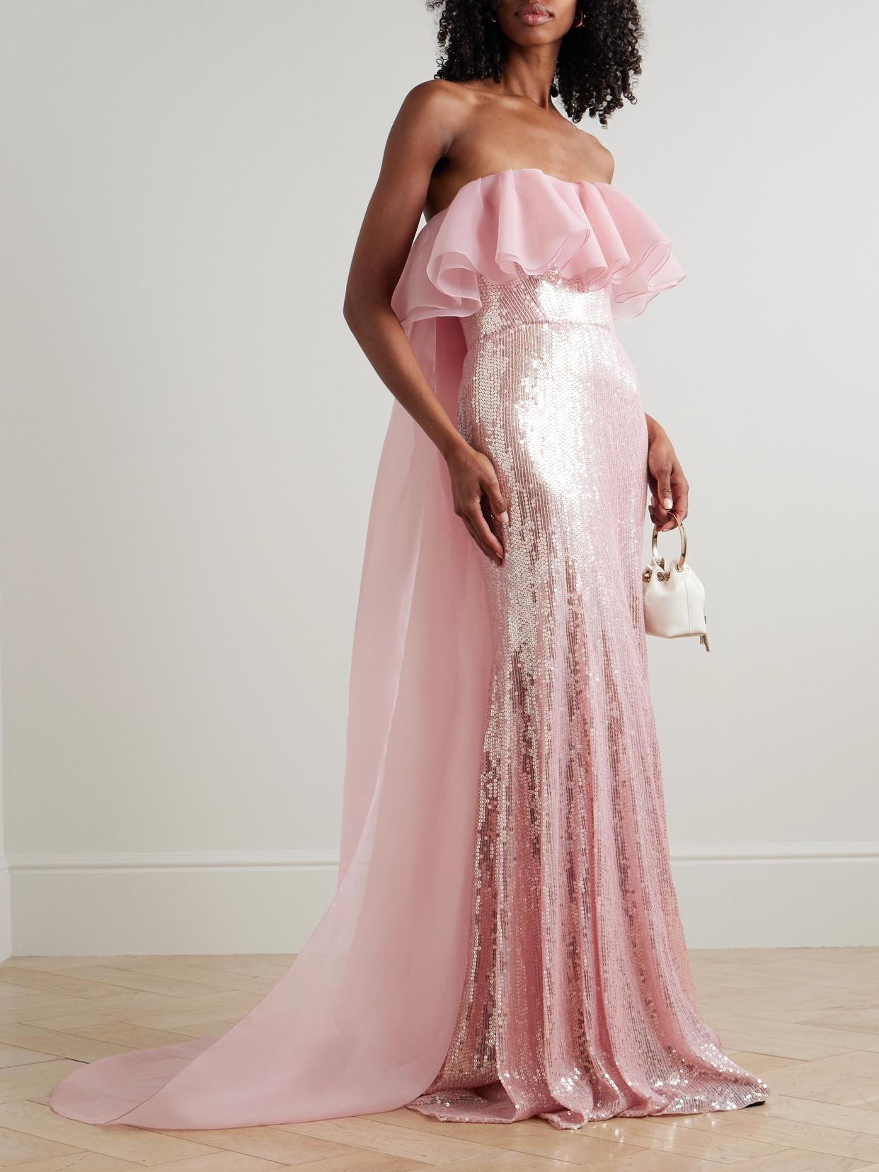 kardashian gold dress Gold Rush Floor-Length Dress