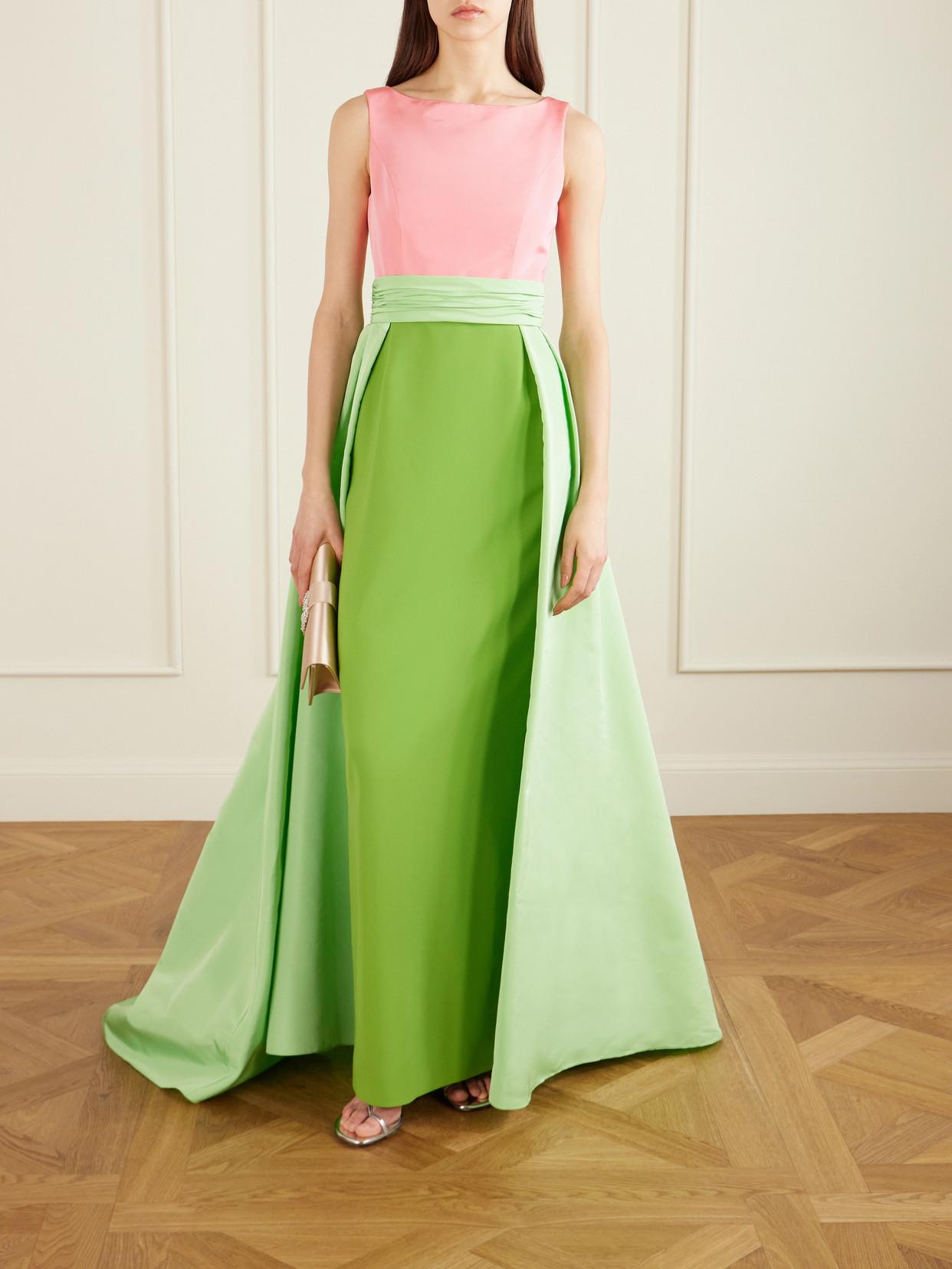 green dress carolina herrera METAMERE Gown in Fern Green – PEGGY HARTANTO