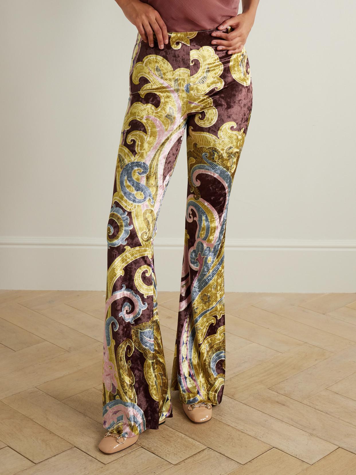 パンツ ETRO Palazzo pants Silk palazzo pants in blue - Etro | Mytheresa