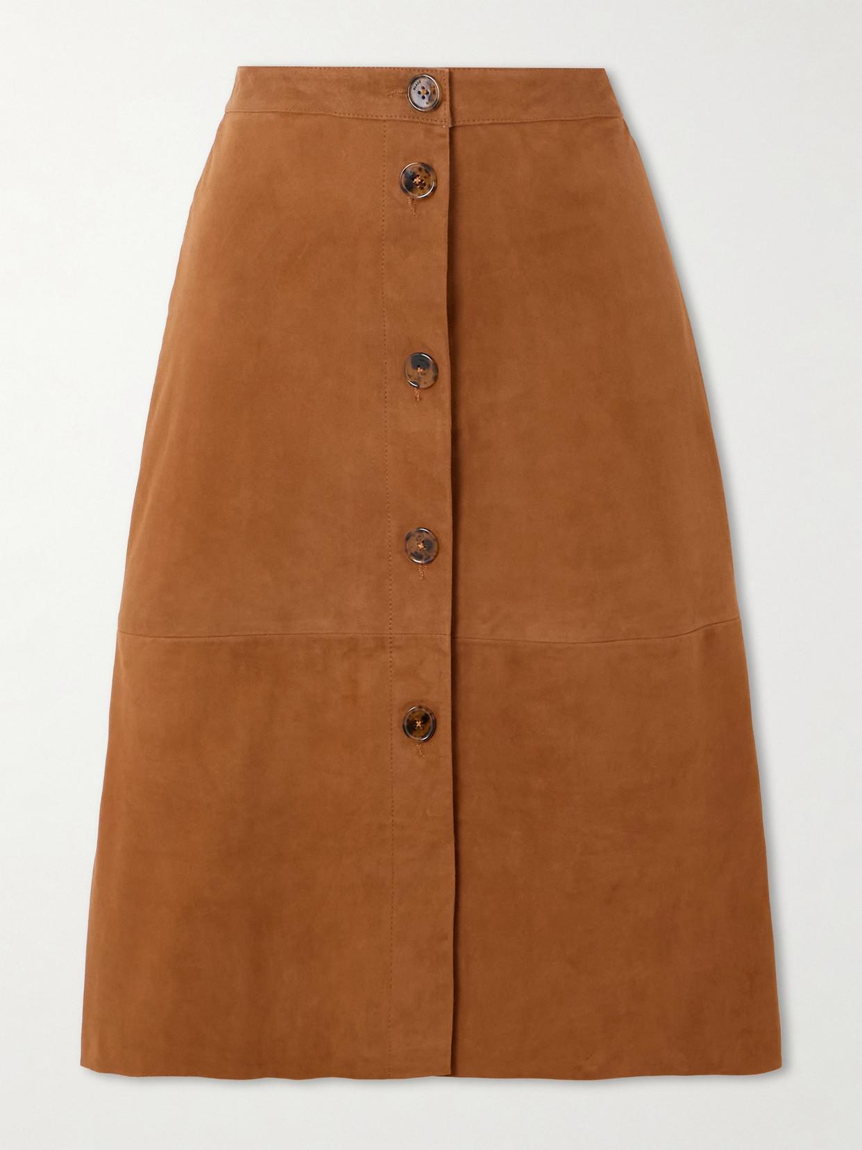 スカート BLAZE MILANO Brown crepe Novalis skirt (SKMSK01NO 0022) Blazé Milano Novalis Skirt | Brown | FARFETCH